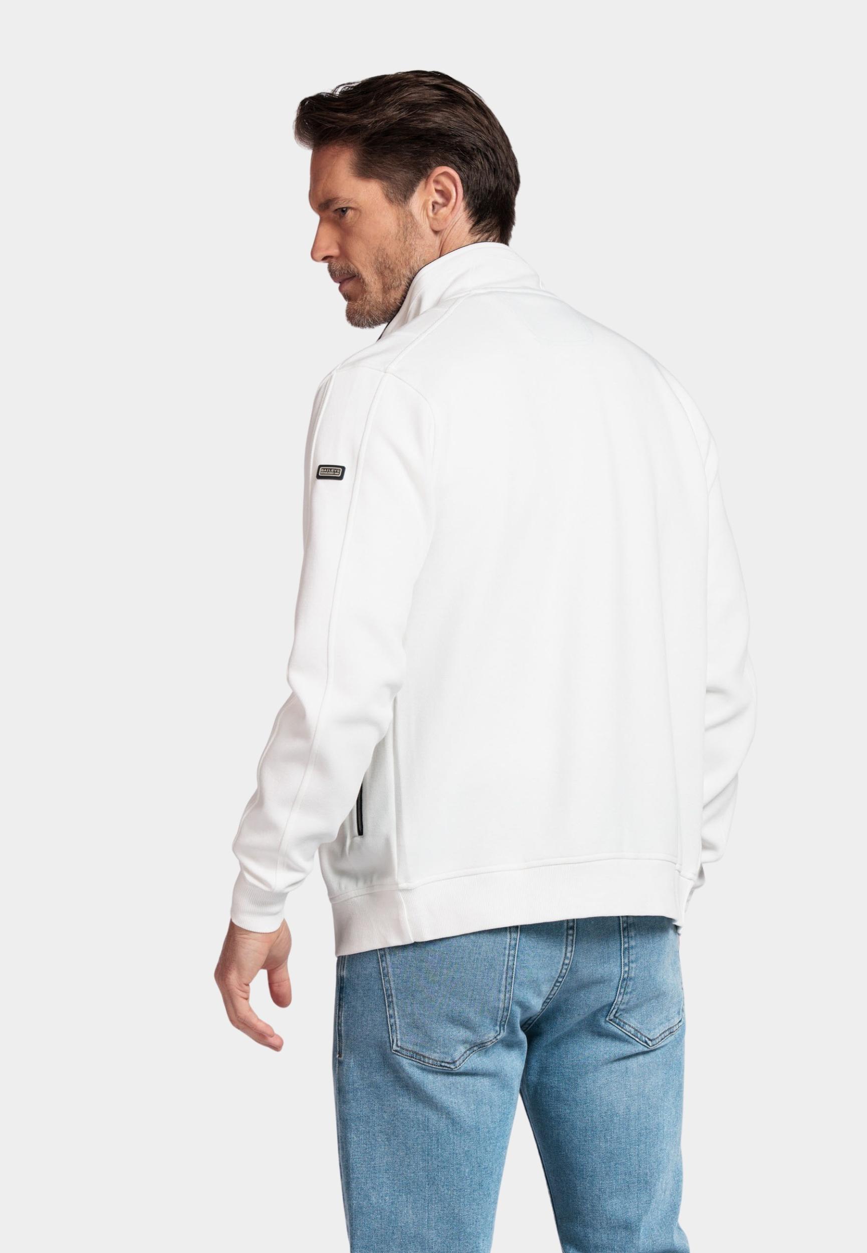 Baileys Vest Wit Sweat Cardigan Zip  Fine Piqu 512292/12