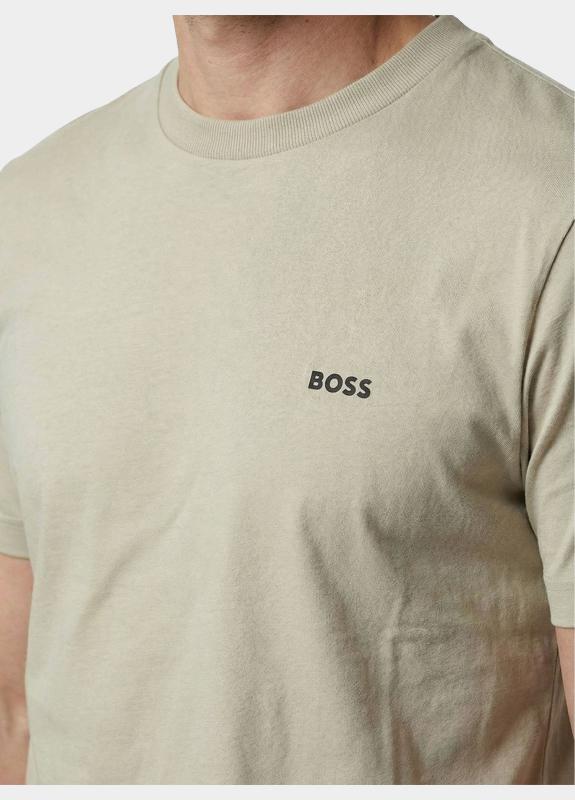 BOSS Green T-shirt korte mouw Beige Tee 10256064 01 50506373/275