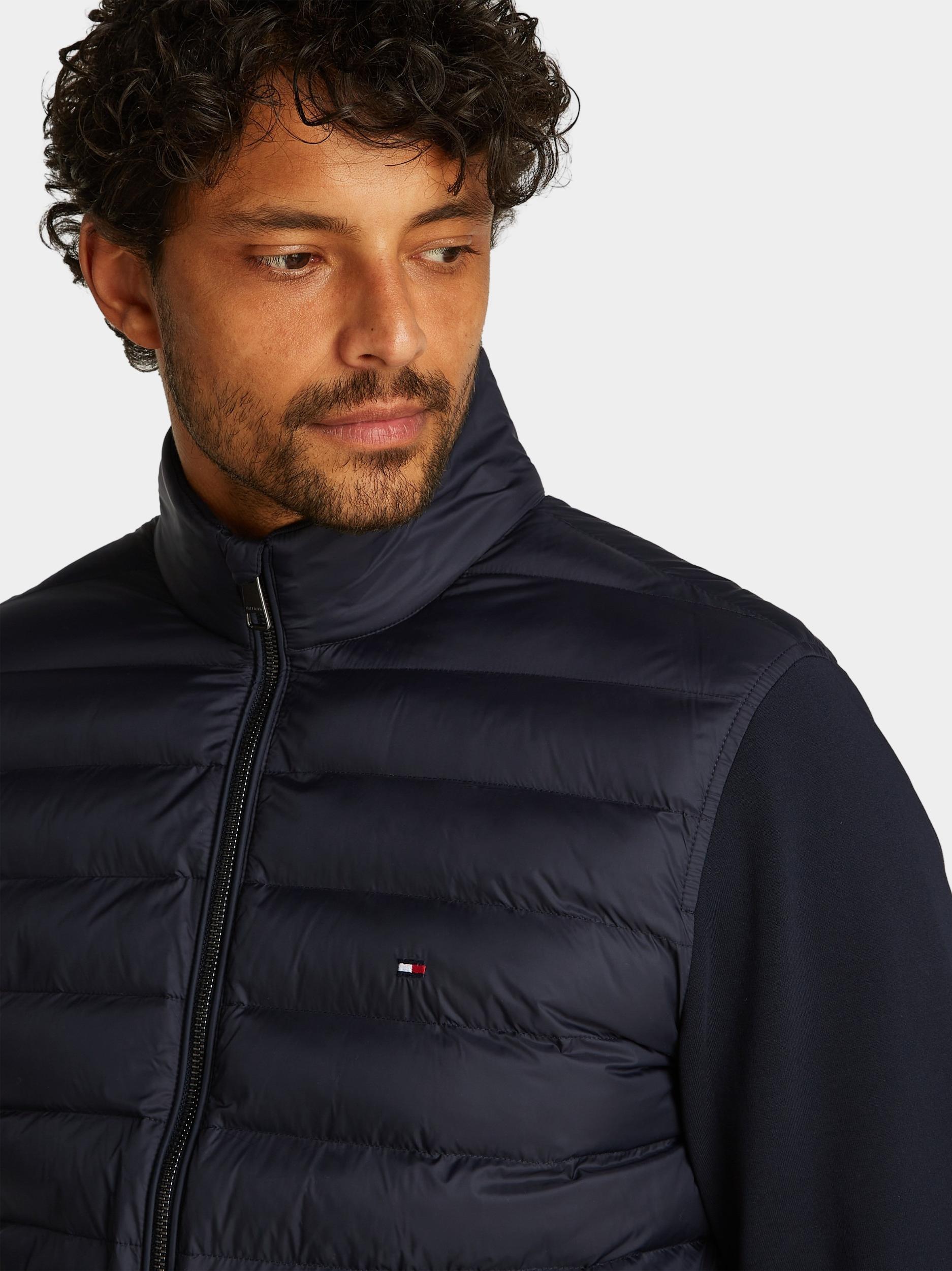 Tommy Hilfiger Vest Blauw Mix Media Stand CLLR MW0MW37461/DW5