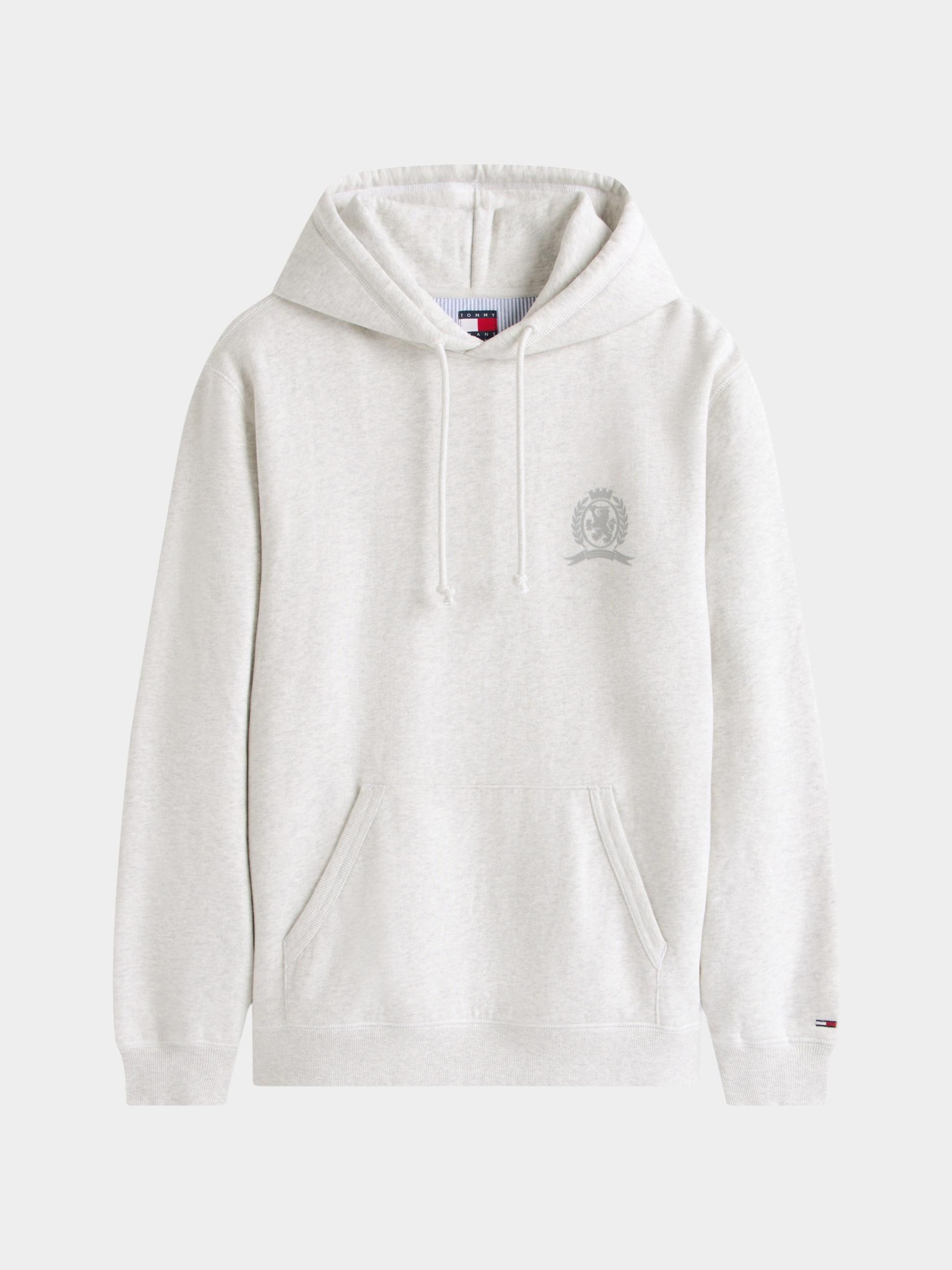 Tommy Jeans Sweater Grijs TJM REG WASHED CREST PLAY HOO DM0DM22085/P09