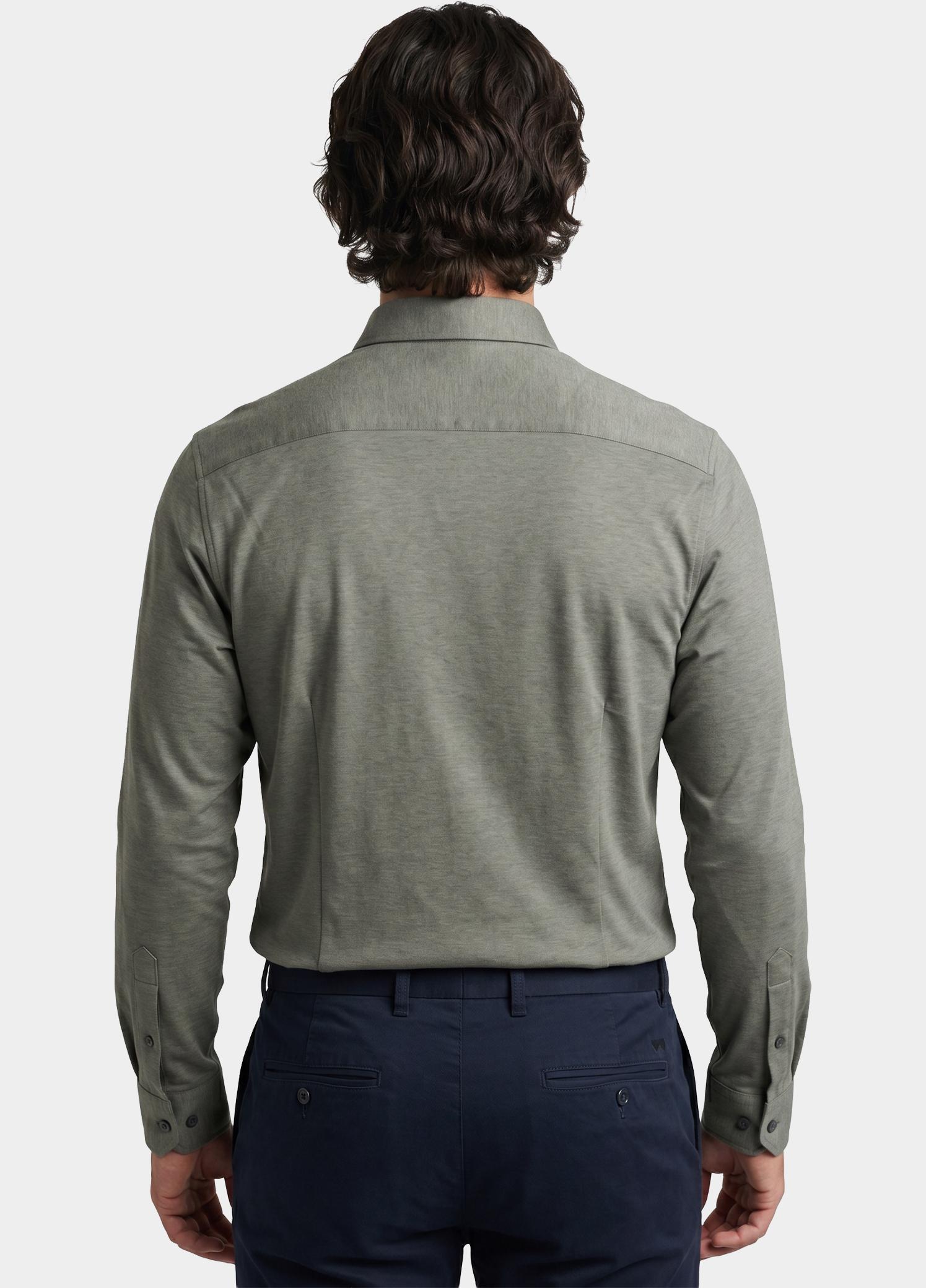 Venti Business hemd lange mouw Groen Kent Modern Fit 123963800/300
