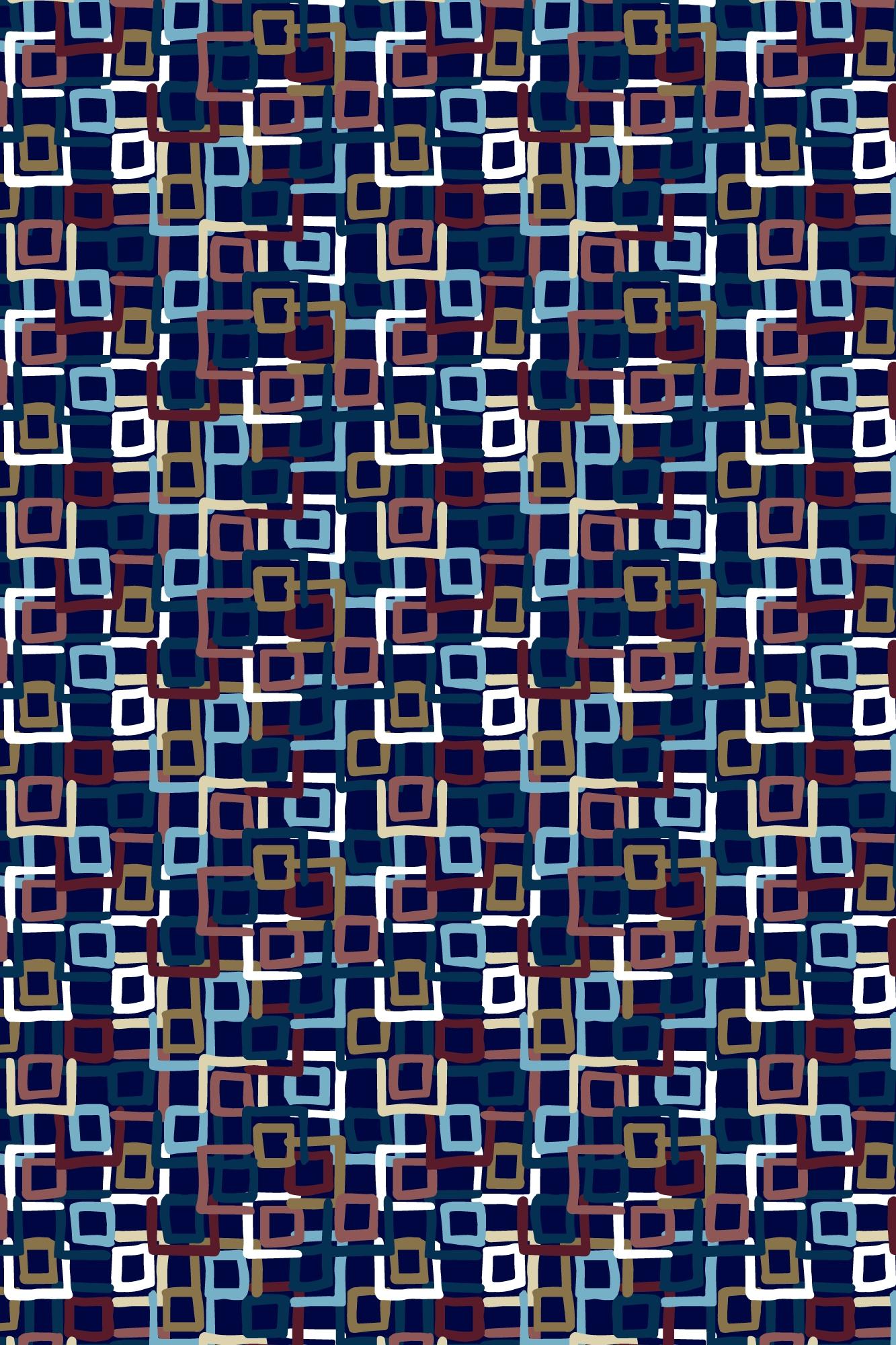 R.B. Boston Casual hemd lange mouw Multi Franklin LS Button Down 527670/440