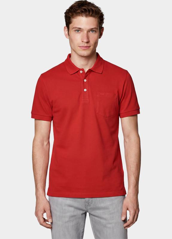 Commander flag Polo heren Rood  214008358/401