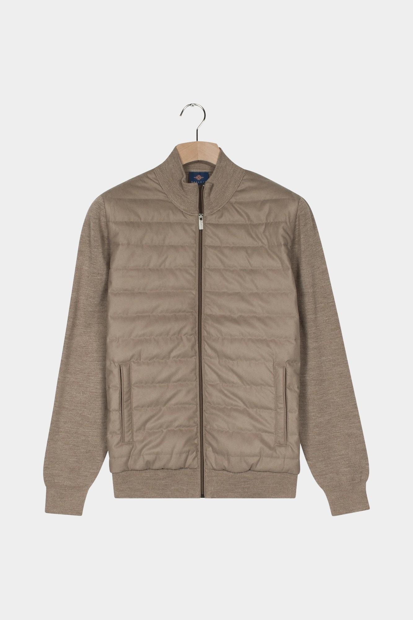 Baileys Vest Bruin Cardigan Zip  Front Body slig 522080/865