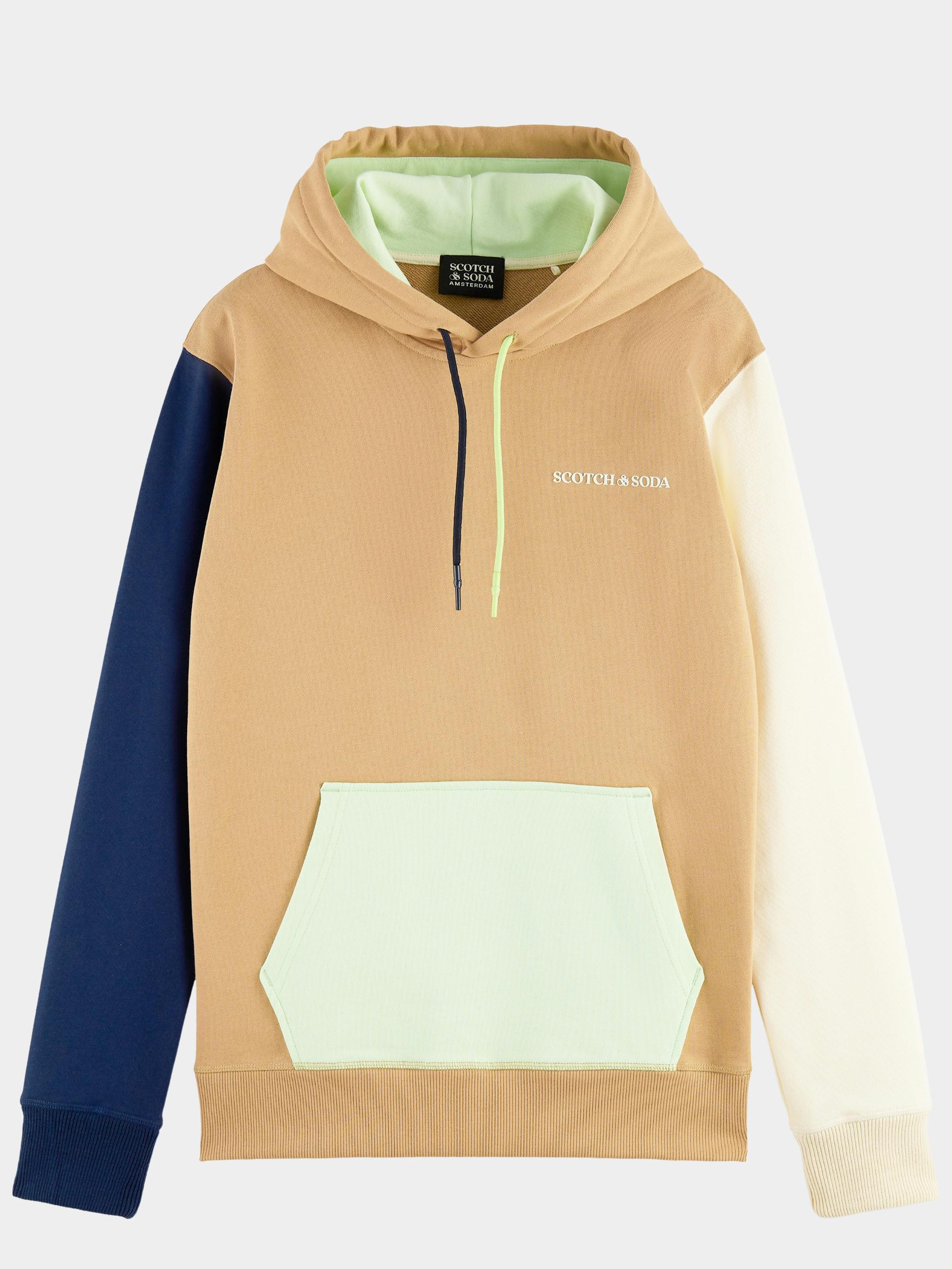 Scotch & Soda Sweater Bruin Hooded sweatshirt in Organic C 167500/0217