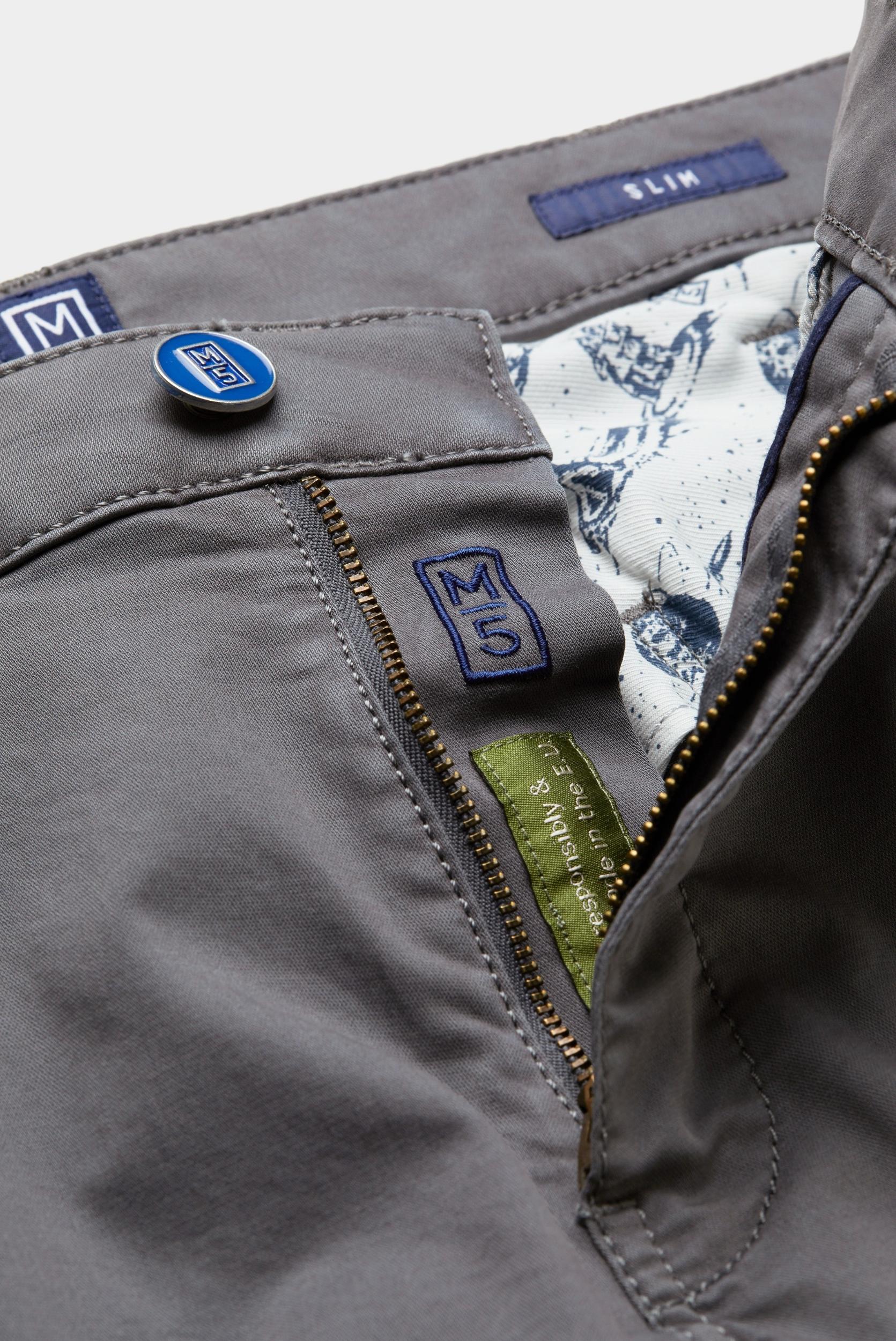 Meyer Katoenen Broek Grijs SLIM Art.9-6172 3619617200/07
