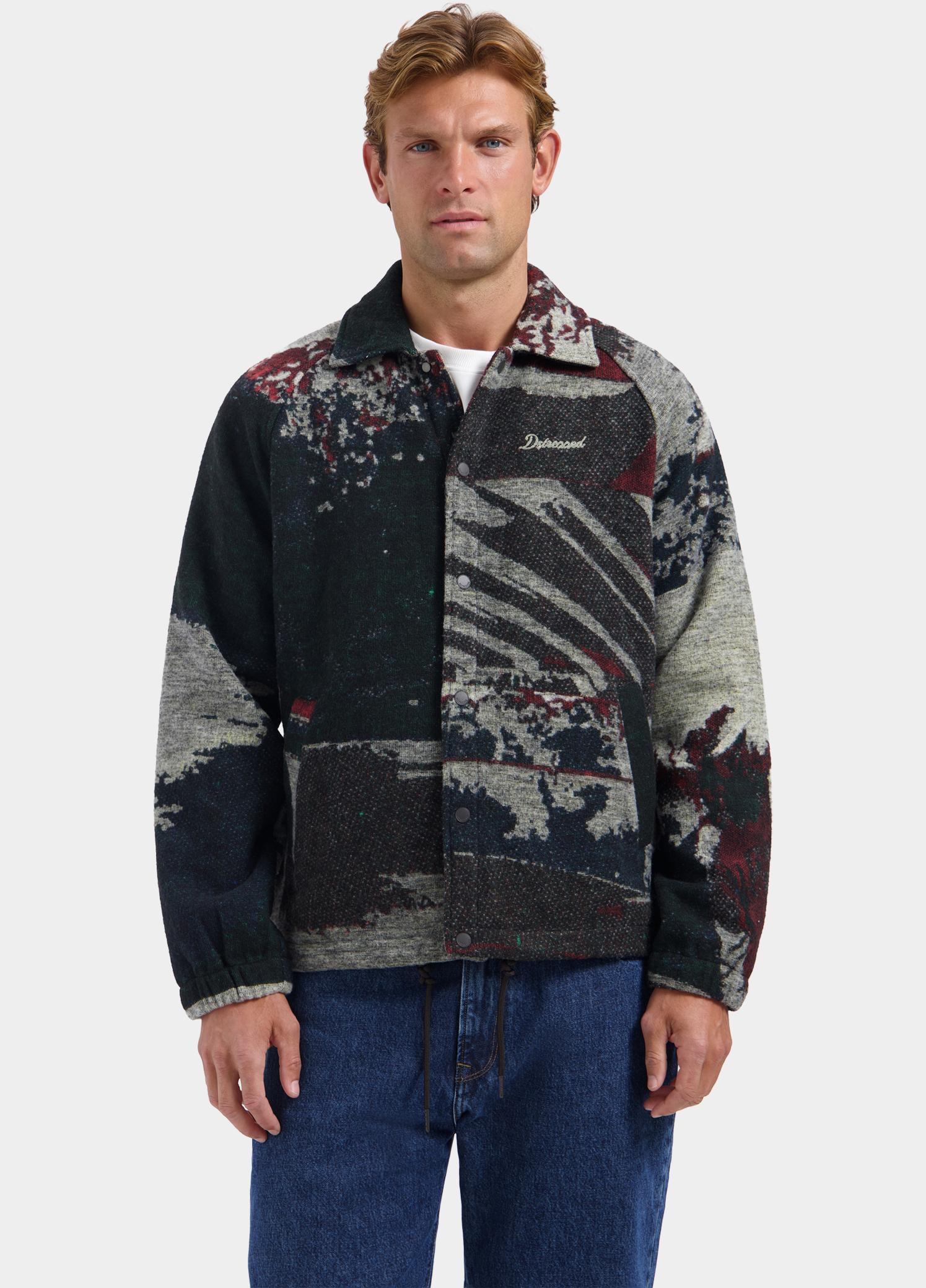 Dstrezzed Winterjas heren Groen Sawyer Golf Jacquard 155536/570