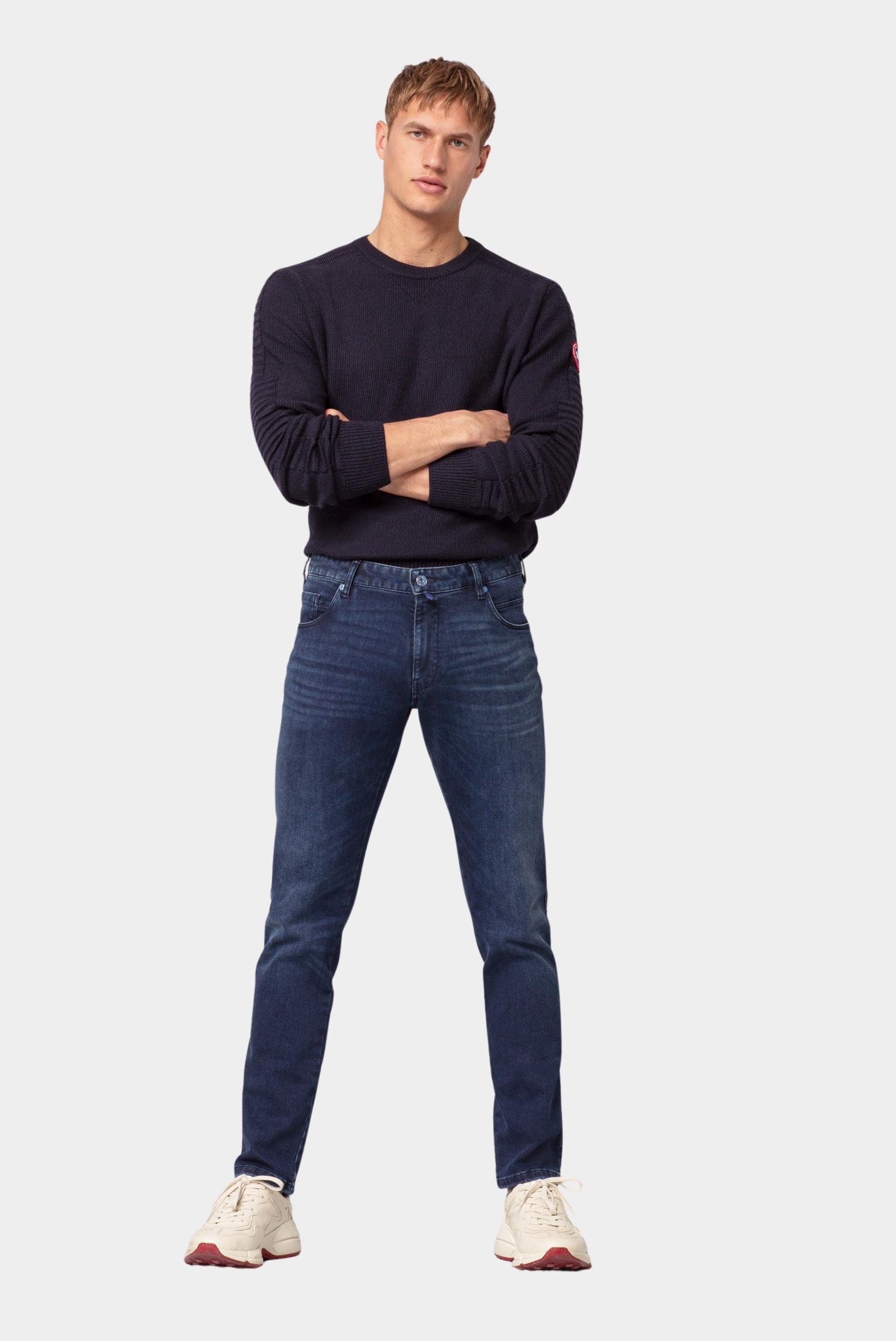 Meyer 5-Pocket Jeans Blauw SLIM Art.9-6243 3619624300/18