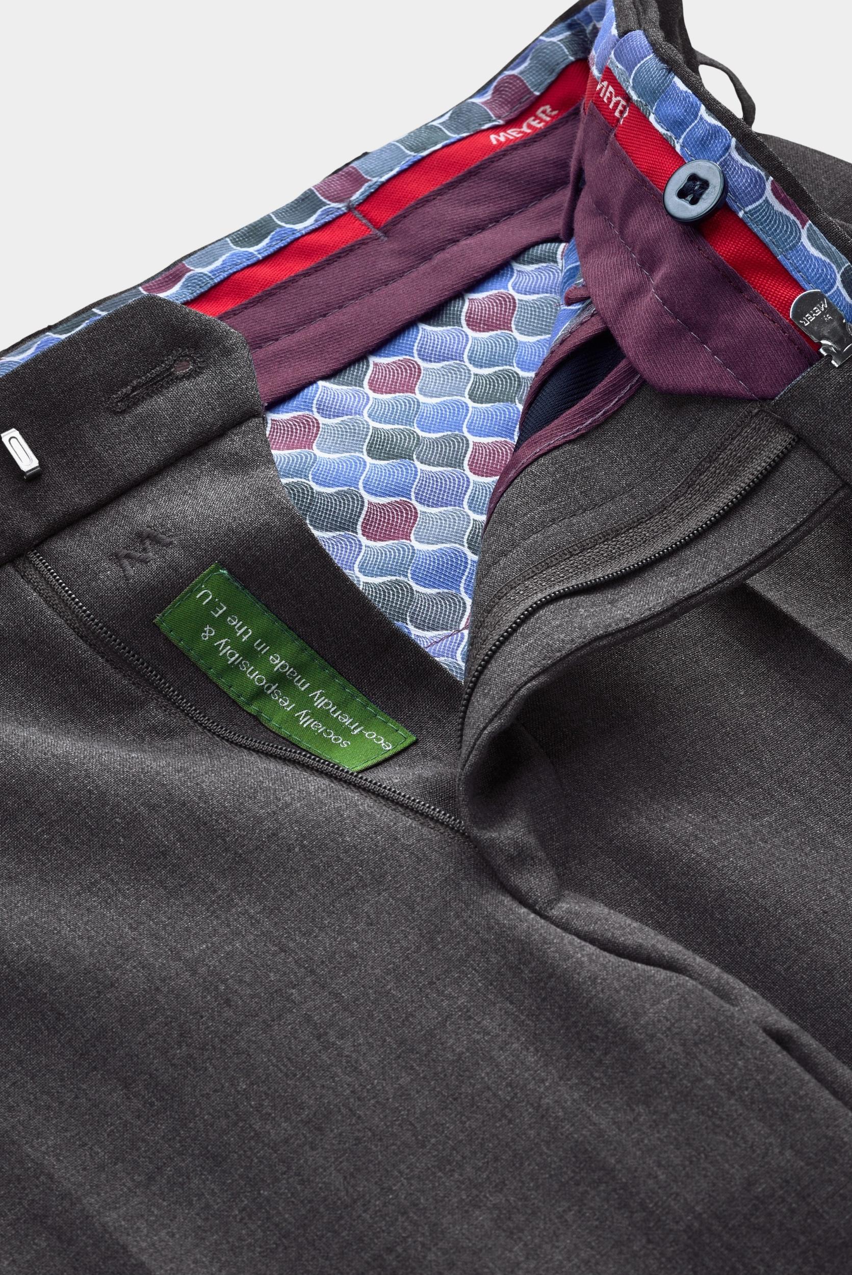 Meyer Wollen Pantalon Grijs Oslo Art.9-344 2230934400/07