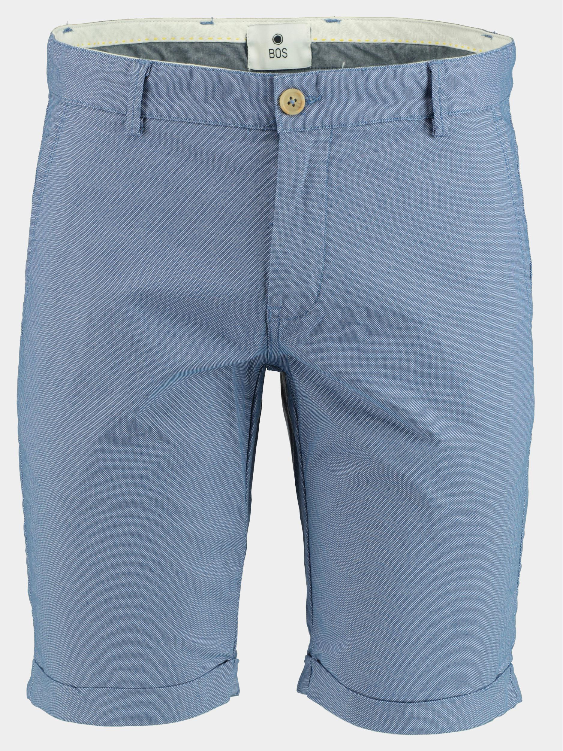 Bos Korte Broek Blauw Don Check Short 22109DO04BO/240 blue