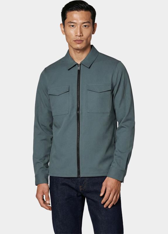 Born With Appetite Overshirt Grijs Boed Shirtjacket BWA26114BO10/9512