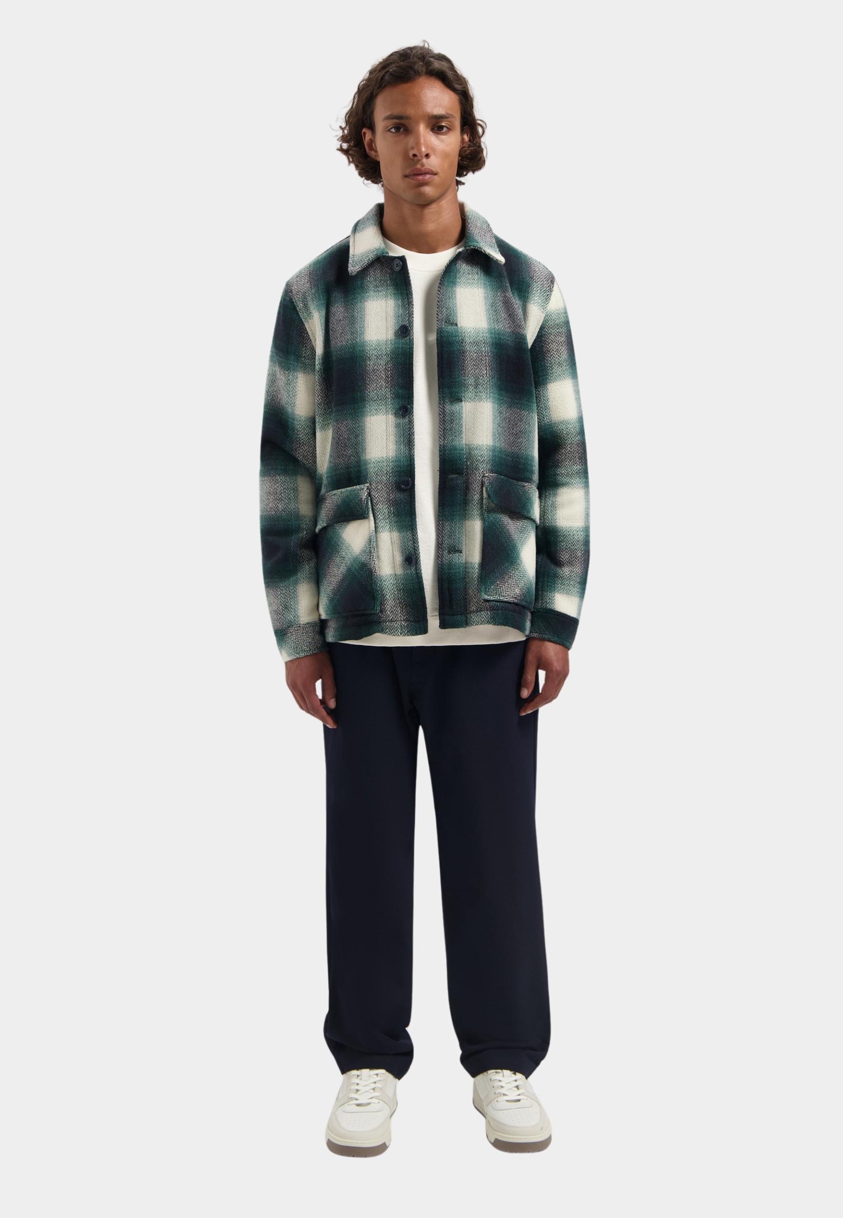 Dstrezzed Wollen Jack Groen DS_Key Check Jacket 152020/563