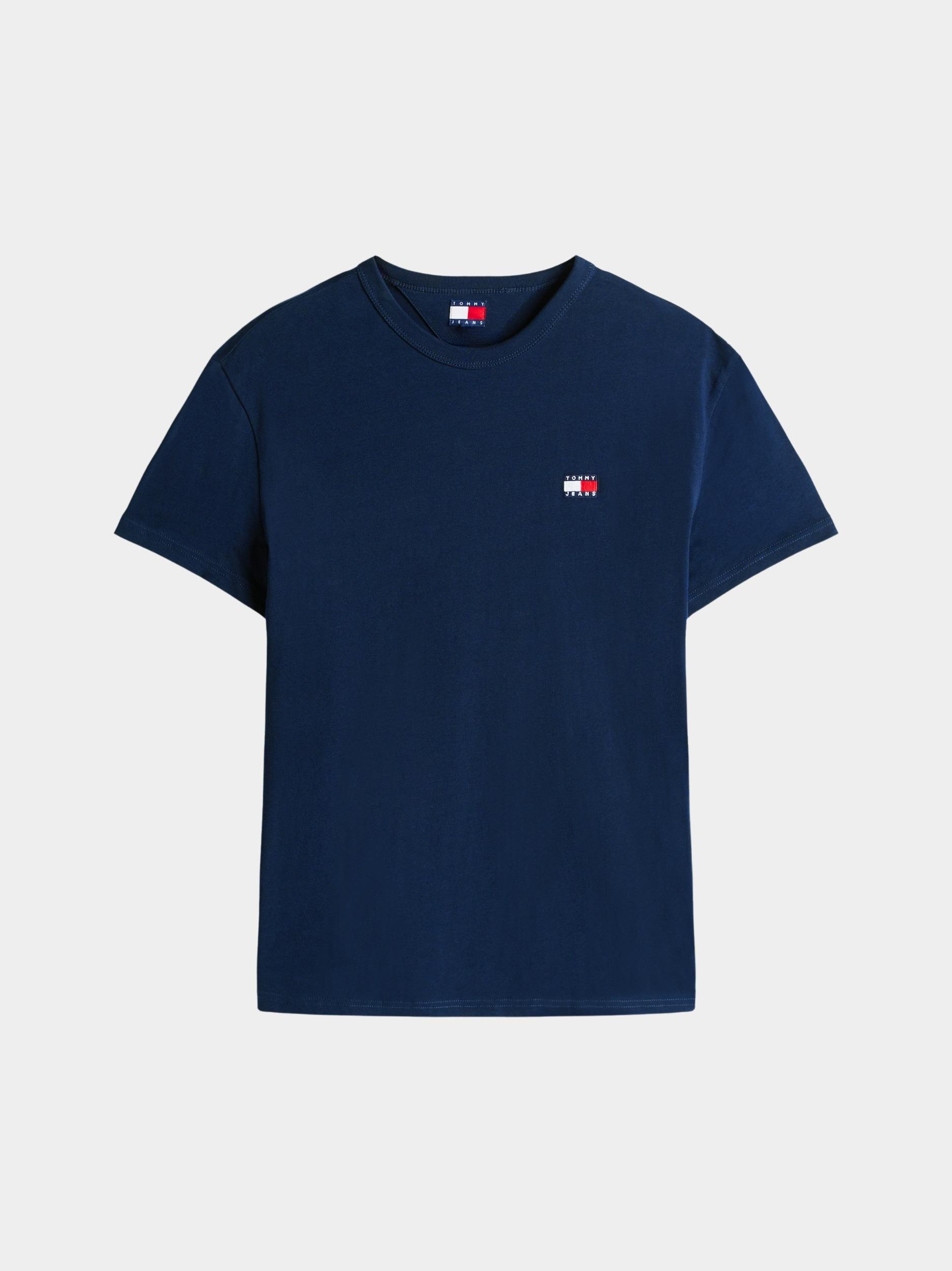 Tommy Jeans T-shirt korte mouw Blauw TJM REG BADGE TEE EXT DM0DM20322/C1G