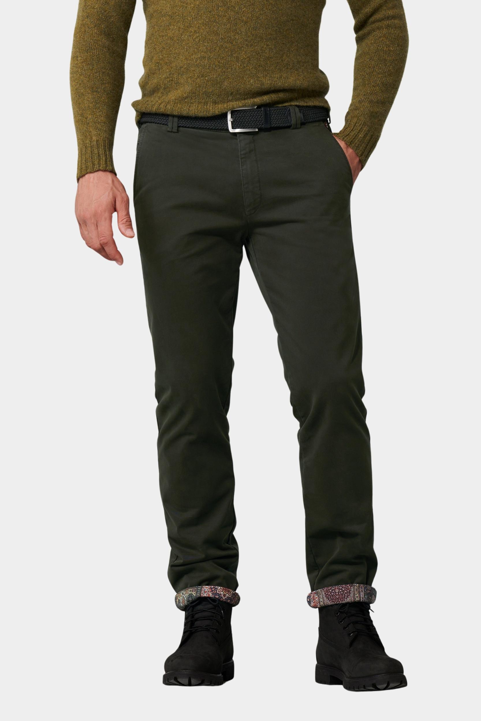 Meyer Katoenen Broek Groen BONN Art.2-3925 1022392500/29