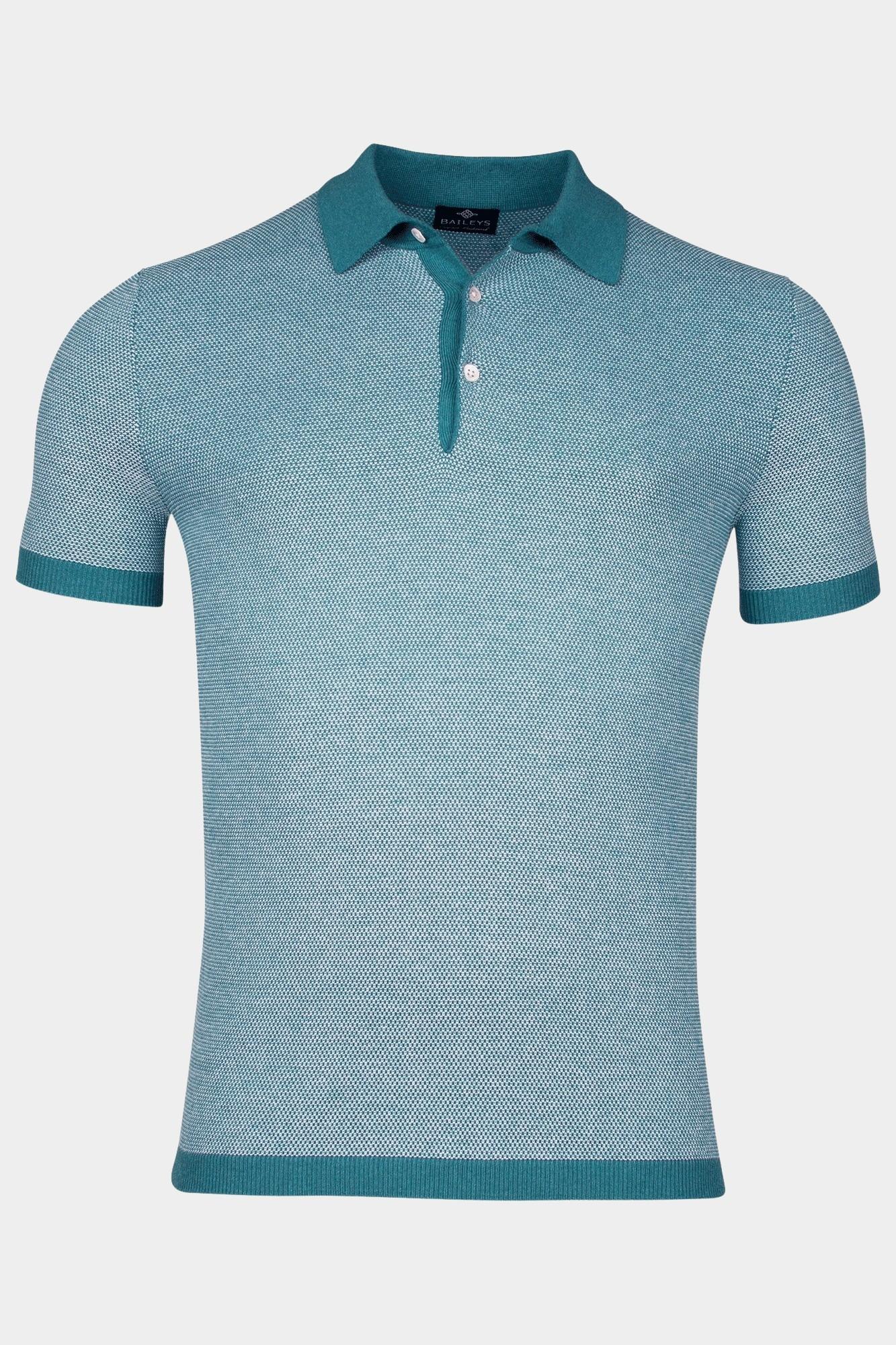 Baileys Polo korte mouw Blauw Polo knitted pullover - SS 14 515781/975