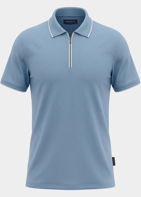 Bos Polo heren Blauw  25016/L. Blue