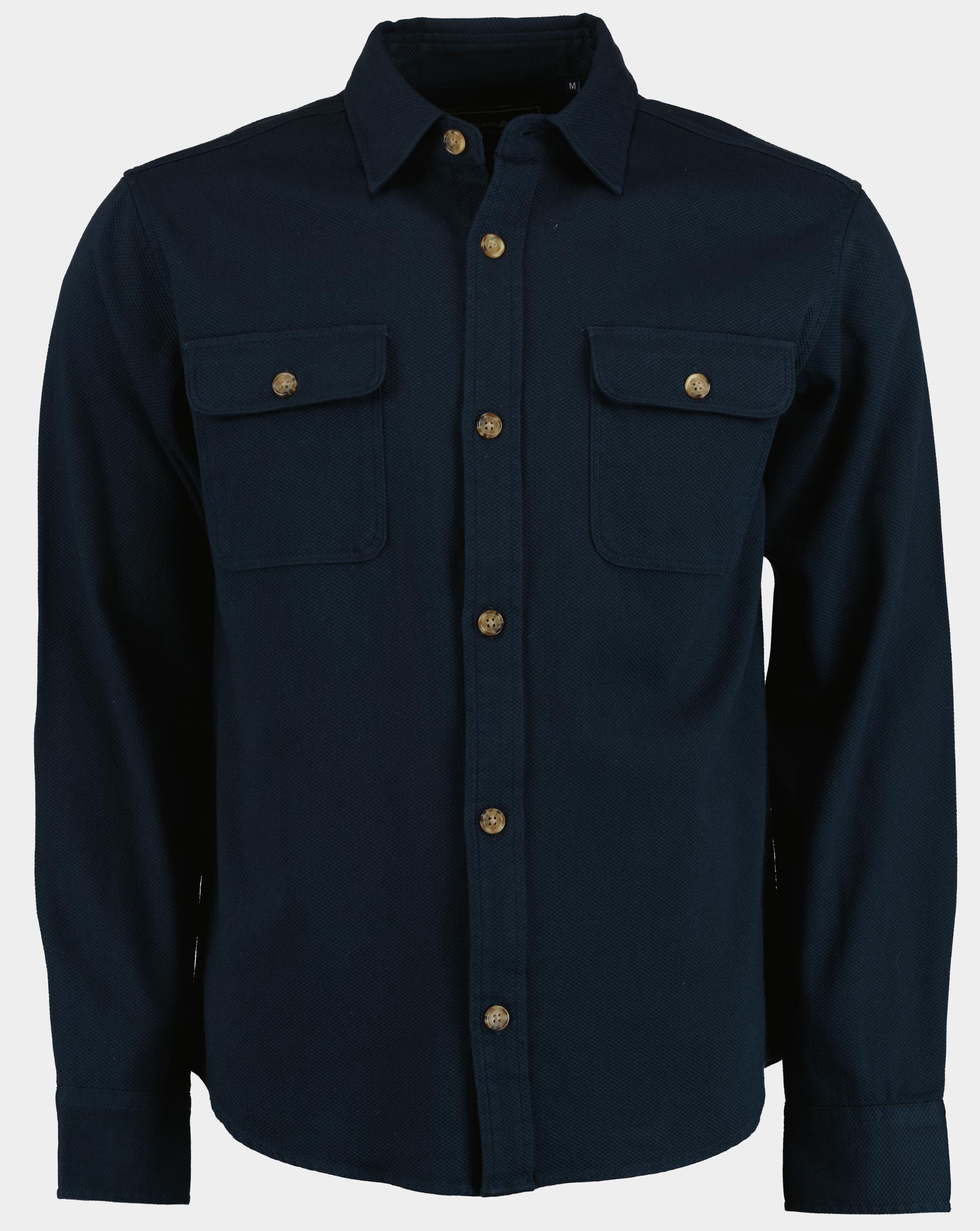Scotland Blue Overshirt Blauw Cia Shirtjacket SPE25114CI63SB/290 navy