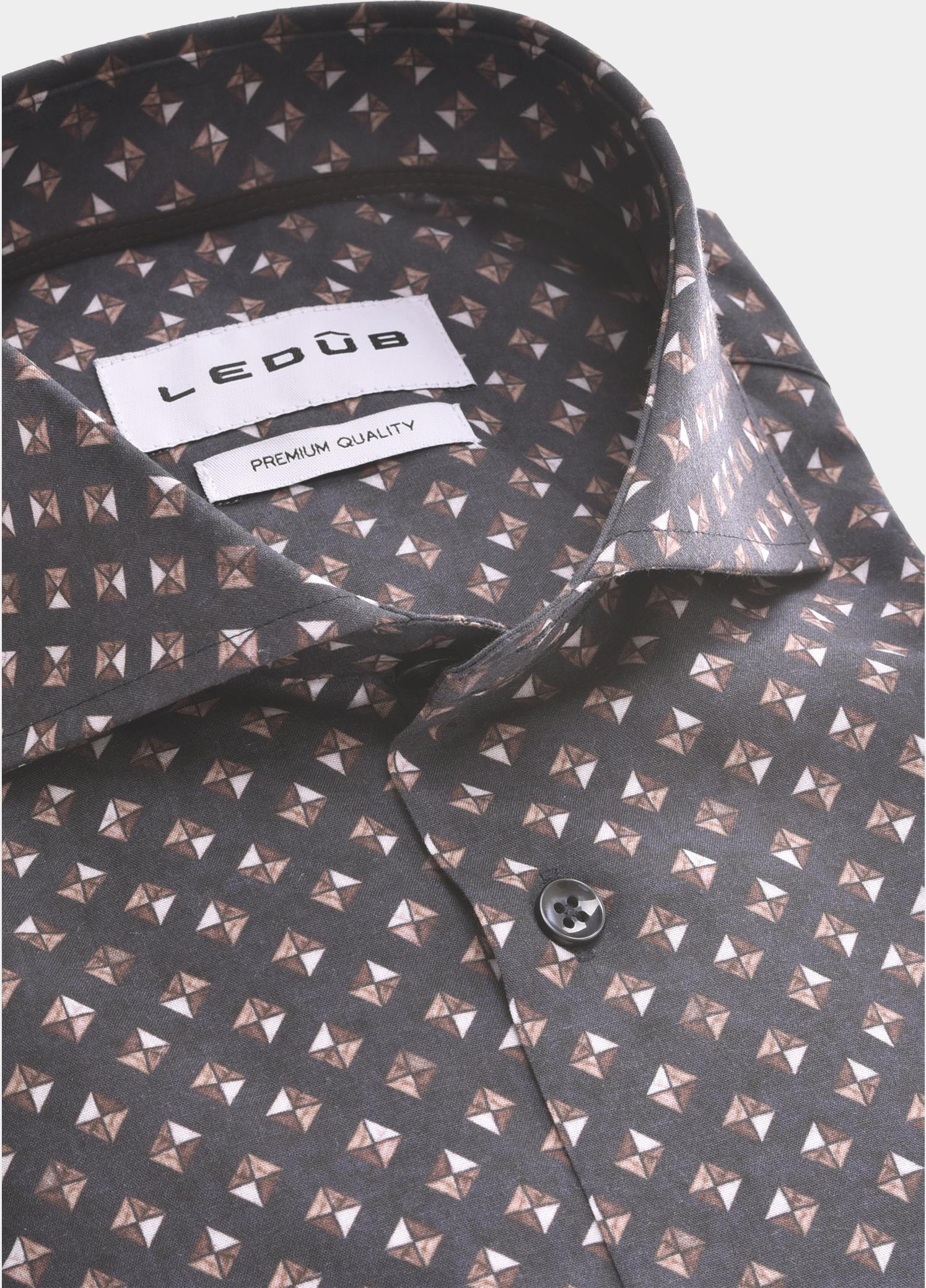 Ledub Zakelijk overhemd heren Blauw  0143510/190-690-000