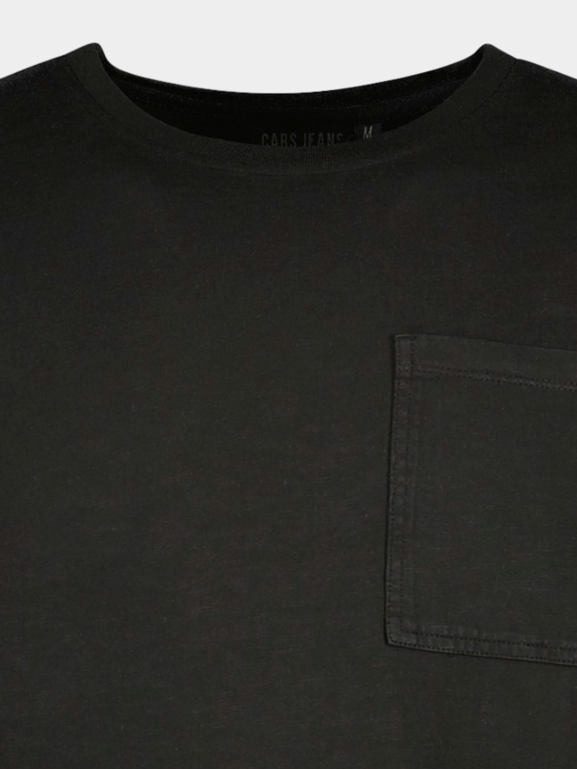 Cars Jeans T-shirt korte mouw Zwart Stroke 61356/01