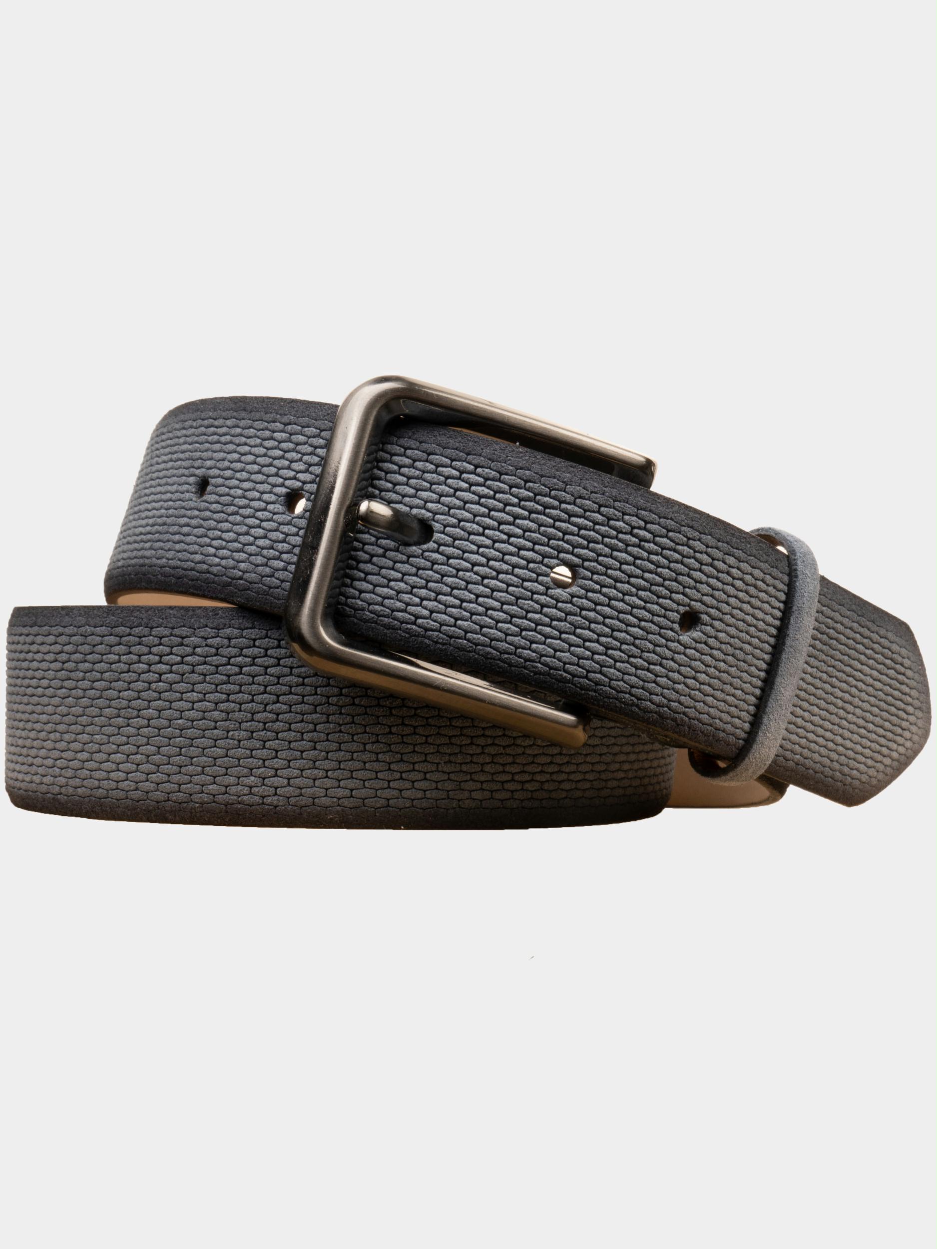 6Road Riem Blauw Ceintuur 4cm suede print 454545/45