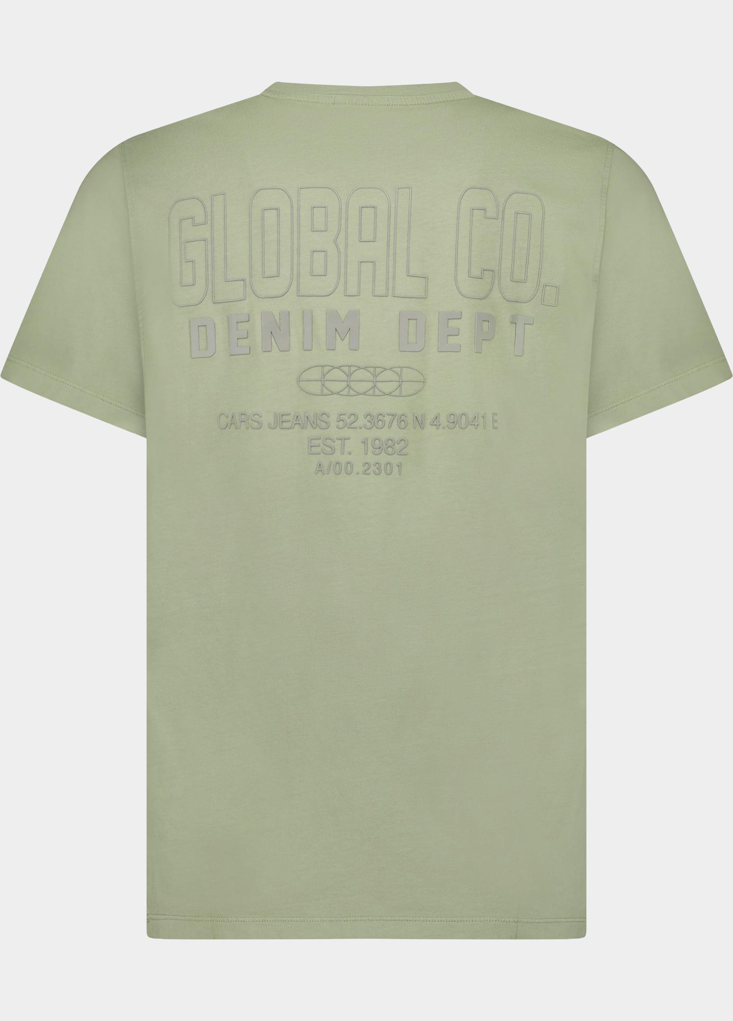 Cars Jeans T-shirt heren Groen Klive 64284/44