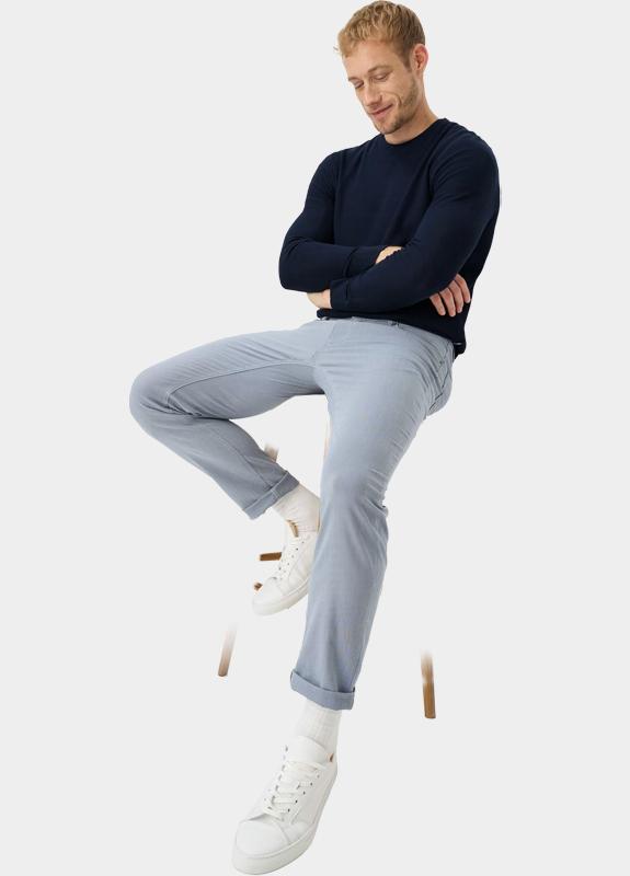 Brax Katoenen 5-Pocket Blauw STYLE.CHUCK 07-1722 07863020/25