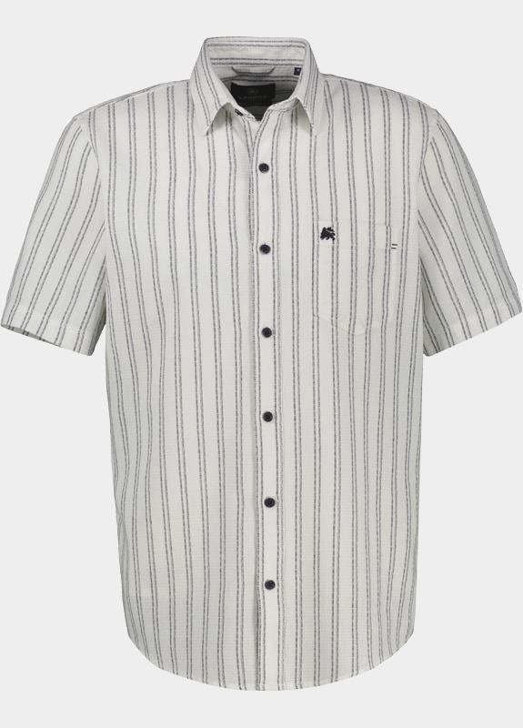 Lerros Casual hemd korte mouw Wit  2632035/103