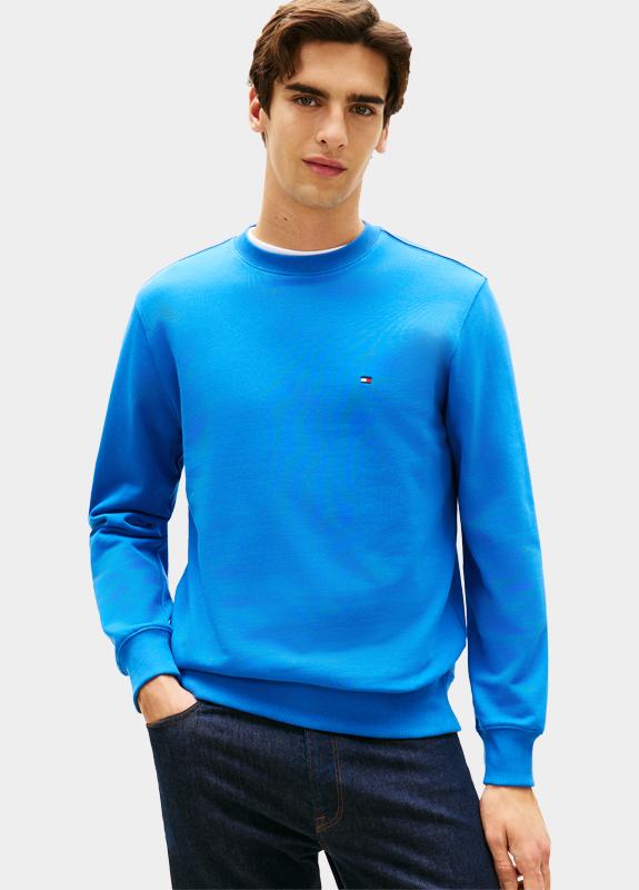 Tommy Hilfiger Pullover Blauw ESSENTIAL TERRY CREWNECK MW0MW37237/C4U