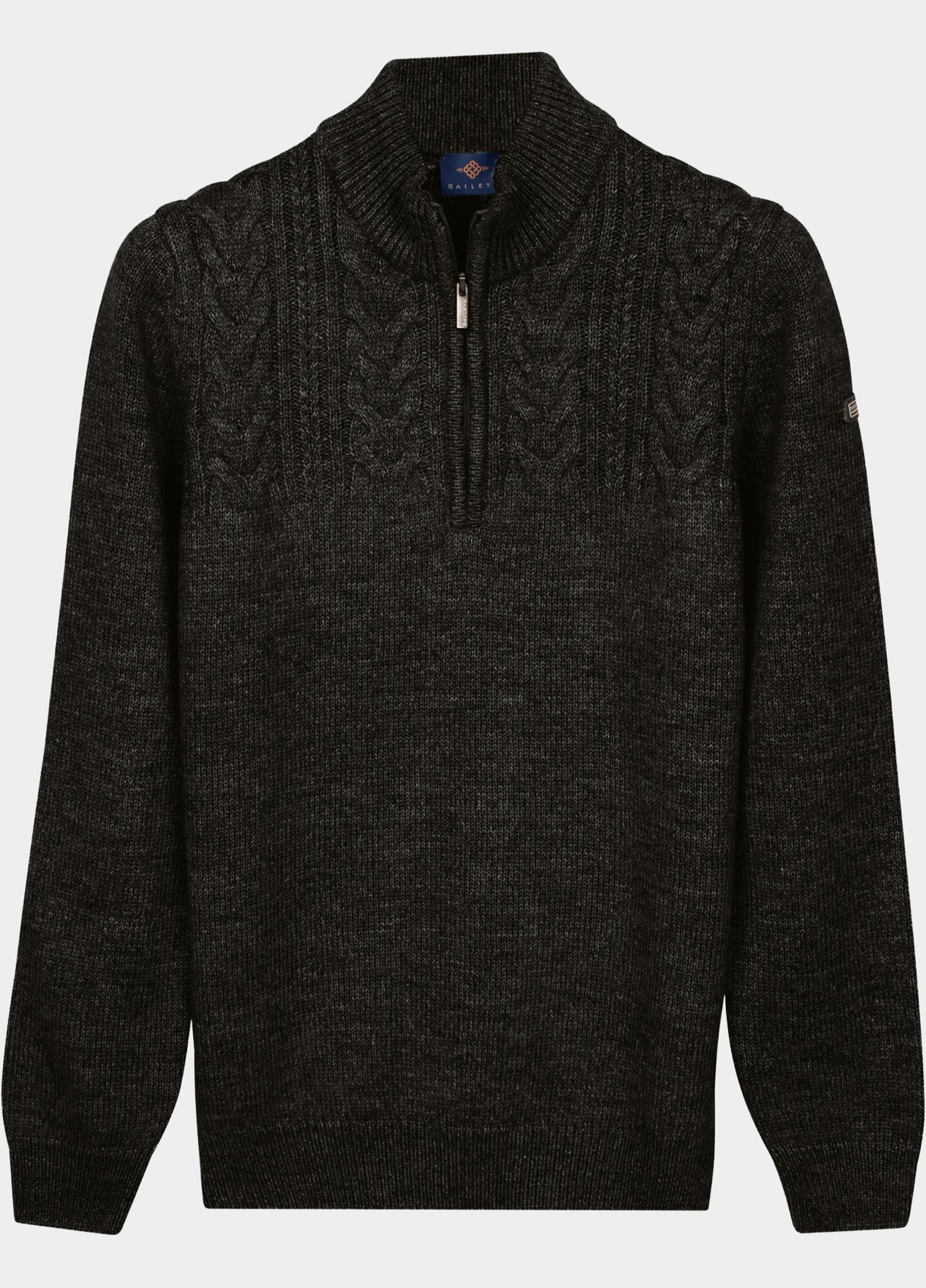 Baileys Half Zip Groen 5gg Cable Pattern 628457/792