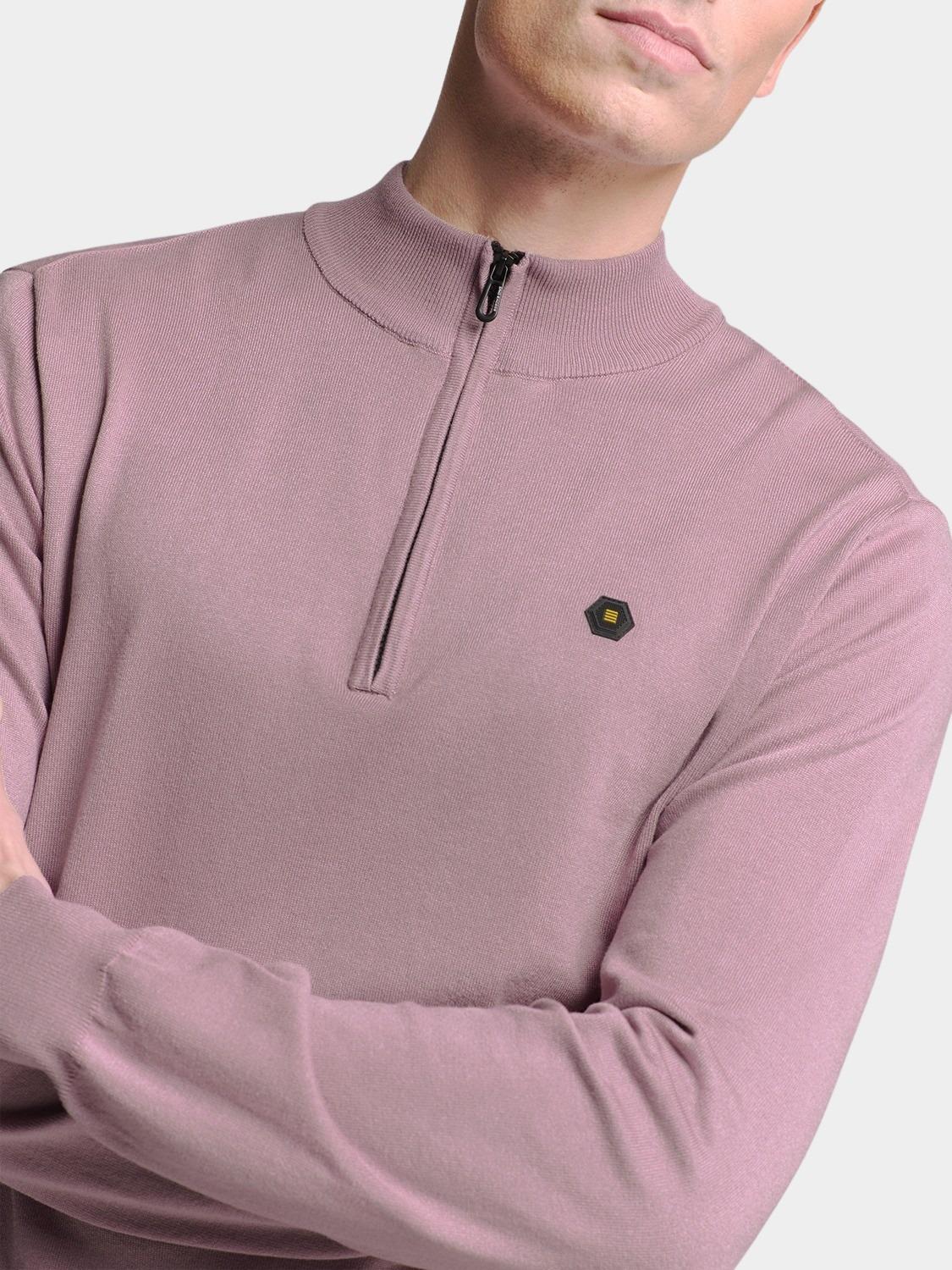 No Excess Half Zip Roze  27210106SN/146
