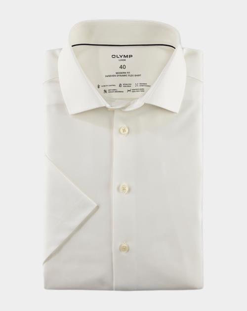 Olymp Business hemd korte mouw Beige 1230/22 Hemden 123022/20
