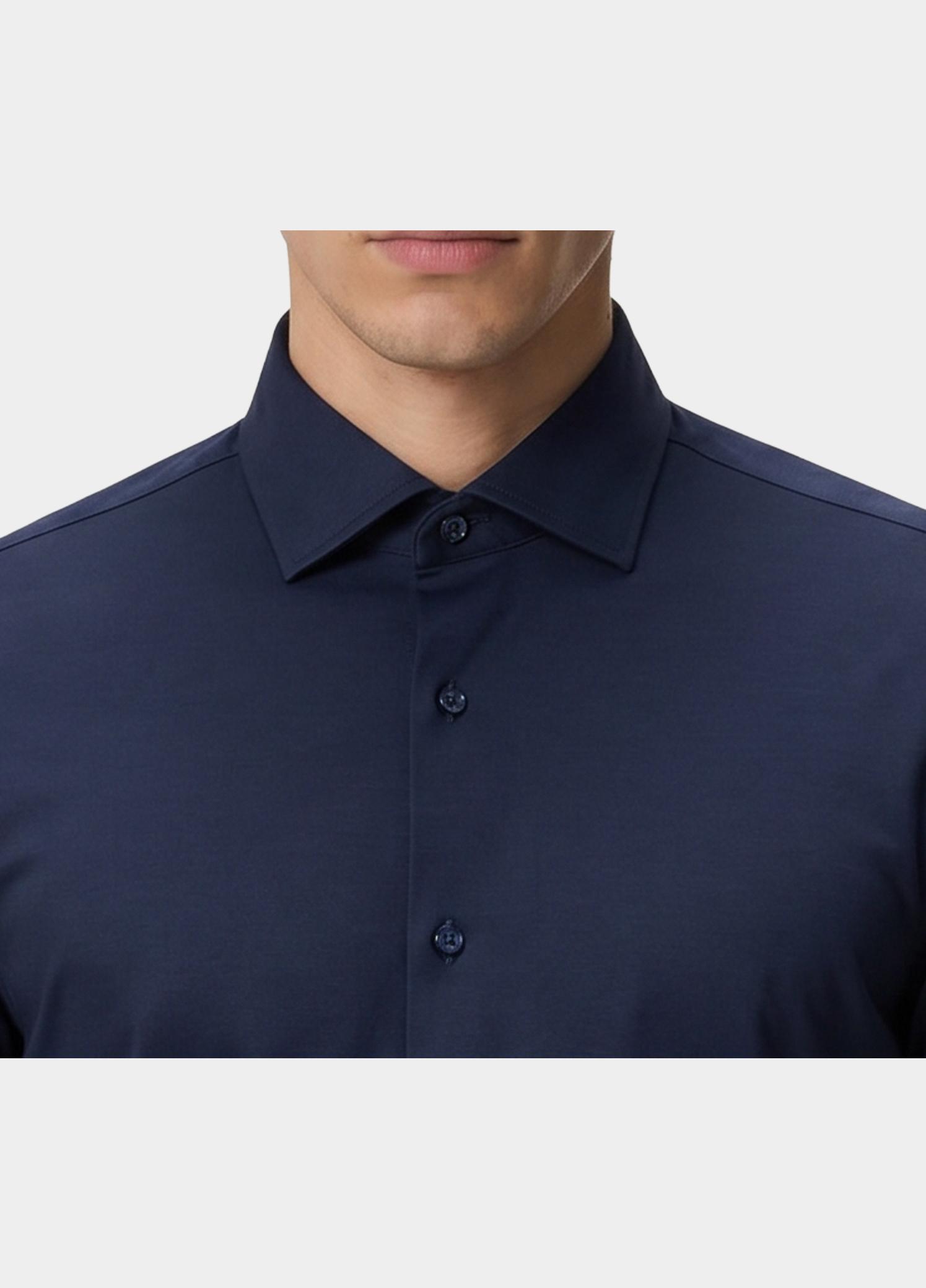 Ledub Business hemd lange mouw Blauw MFN5 0323519/180-000-000
