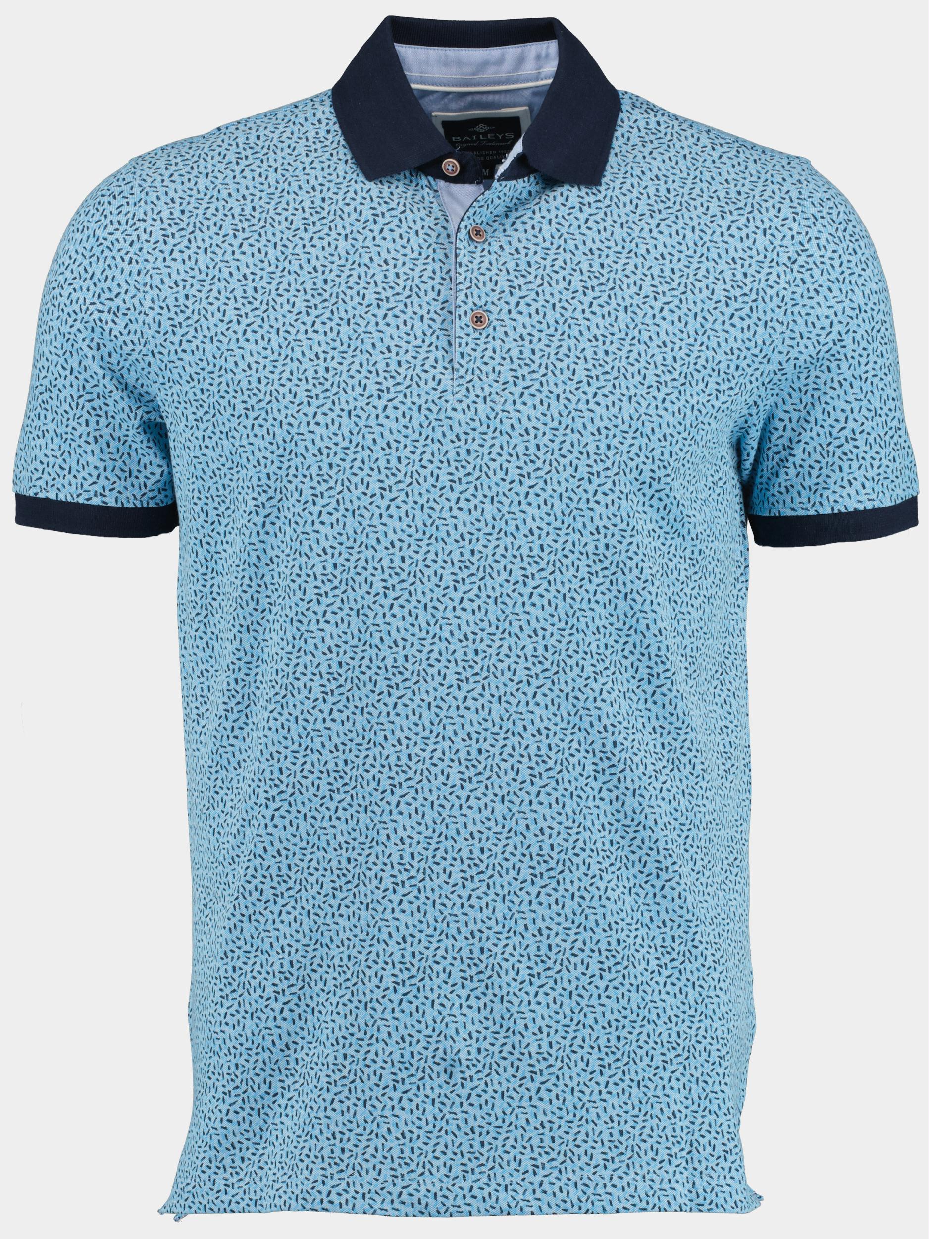 Baileys Polo korte mouw Blauw Poloshirt 315268/65