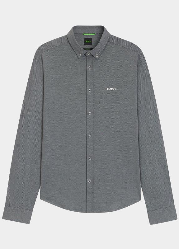 BOSS Green Casual hemd lange mouw Blauw Biado_R_IN 10233753 01 50540988/411