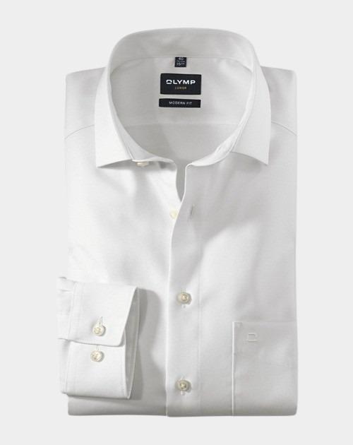Olymp Business hemd lange mouw Wit 0745/69 Hemden 074569/00