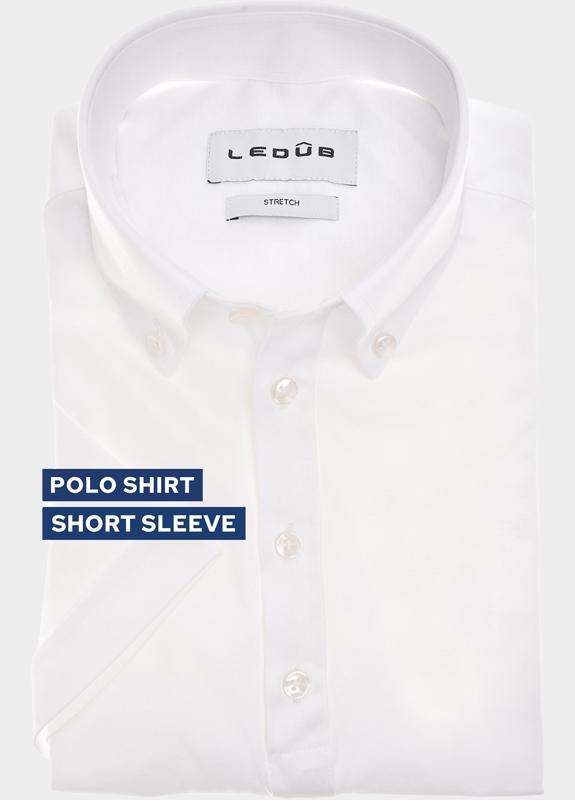 Ledub Polo korte mouw Wit  0143456/910-000-000