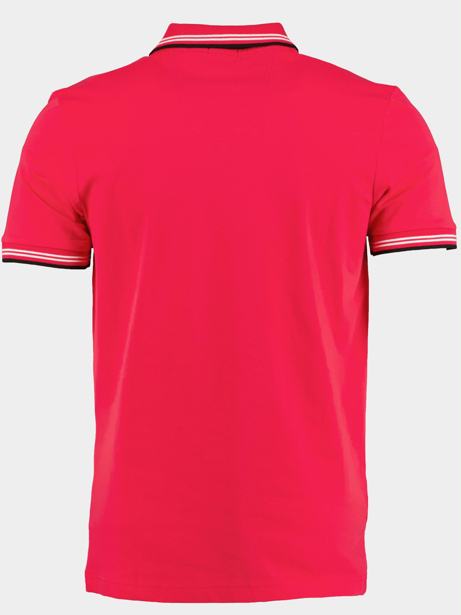 BOSS Green Polo korte mouw Roze Paul Curved 10241733 01 50469245/660