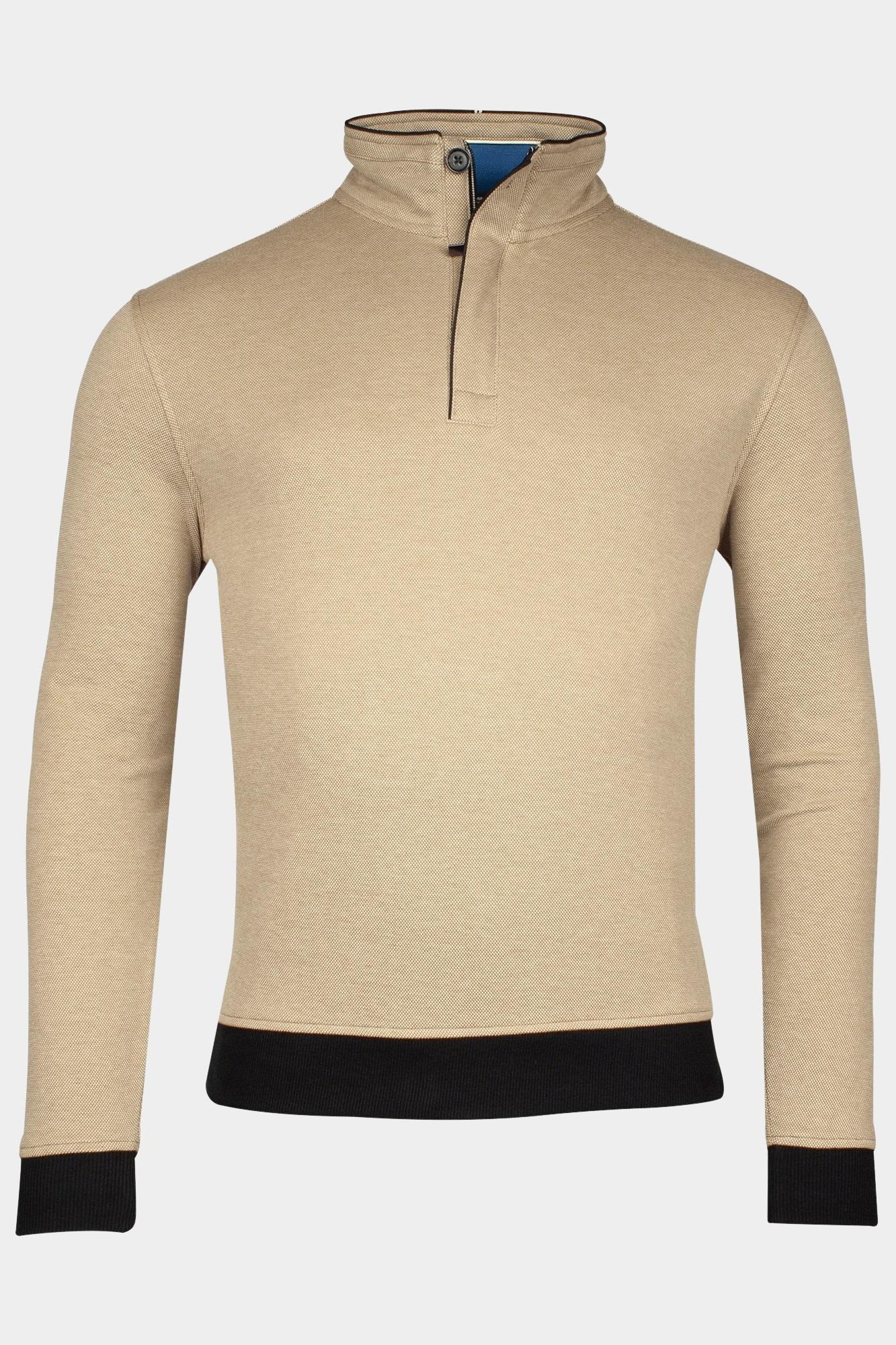 Baileys Half Zip Beige Sweatshirt 1/2 Zip  2-tone ox 513188/84
