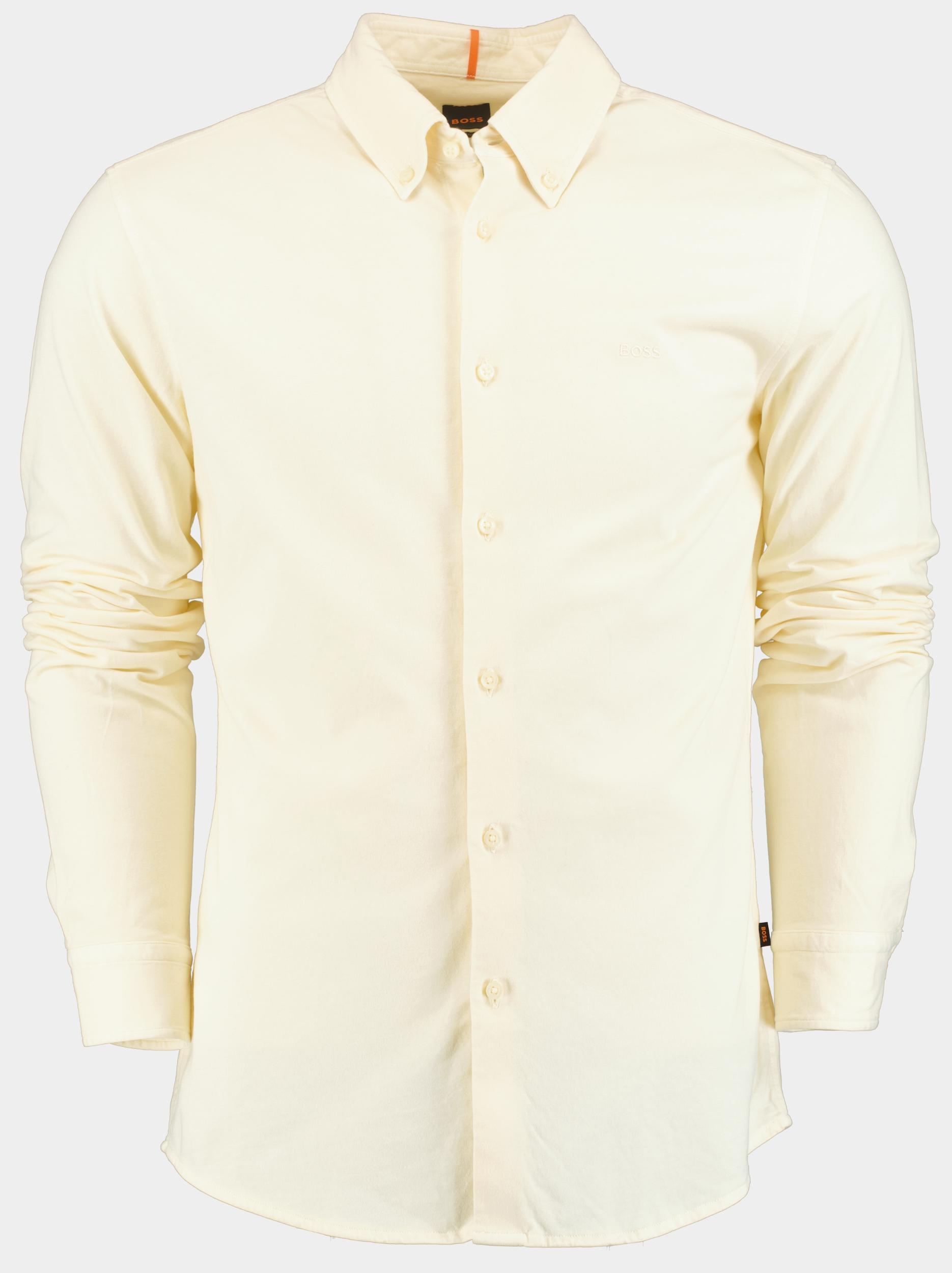 BOSS Orange Casual hemd lange mouw Geel Myjersey_M 10260293 01 50543089/767