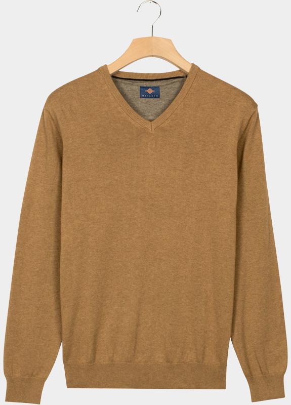 Baileys Pullover Bruin V-Neck Pullover 12gg, single 528100CCT-3/885