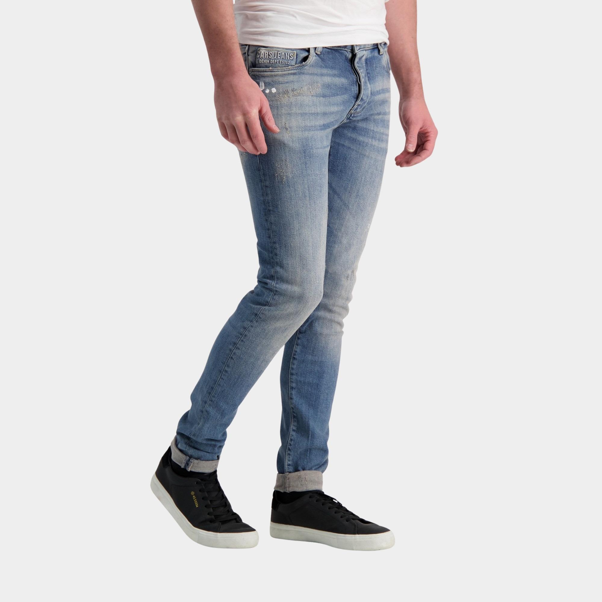 Cars Jeans 5-Pocket Jeans Blauw HURRICANE 74428/08