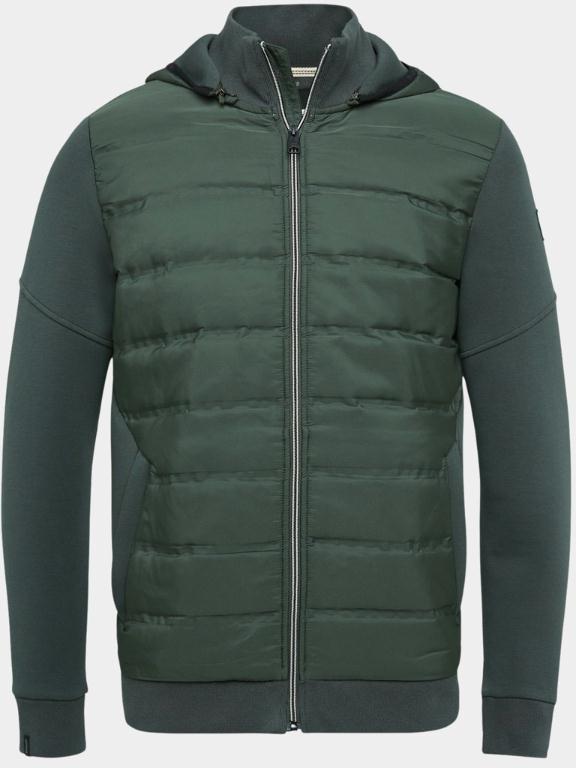 Vanguard Vest Groen Hooded jacket interlock sweat VSW2208414/6152
