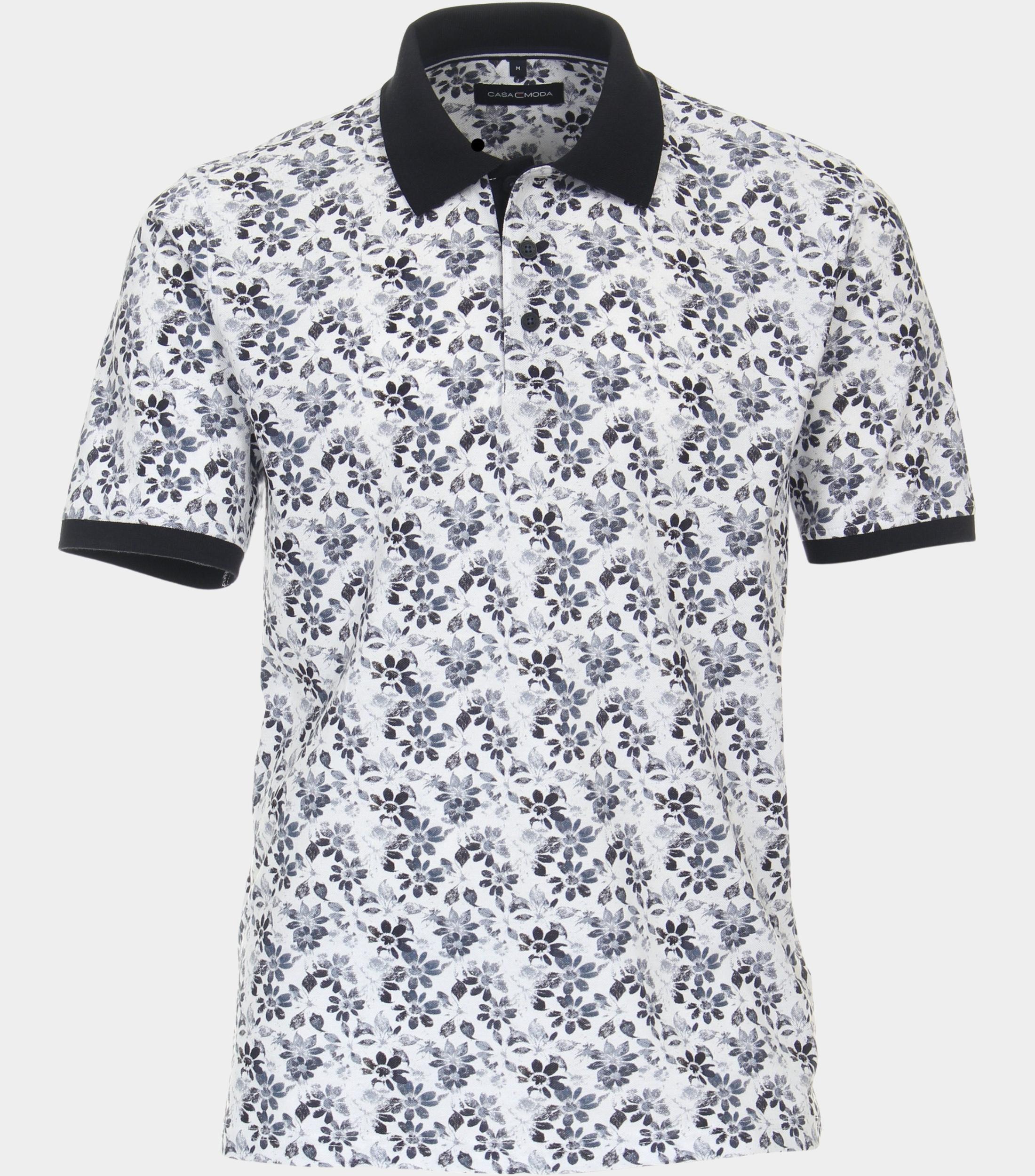Casamoda Polo korte mouw Blauw Polo 934078800/105
