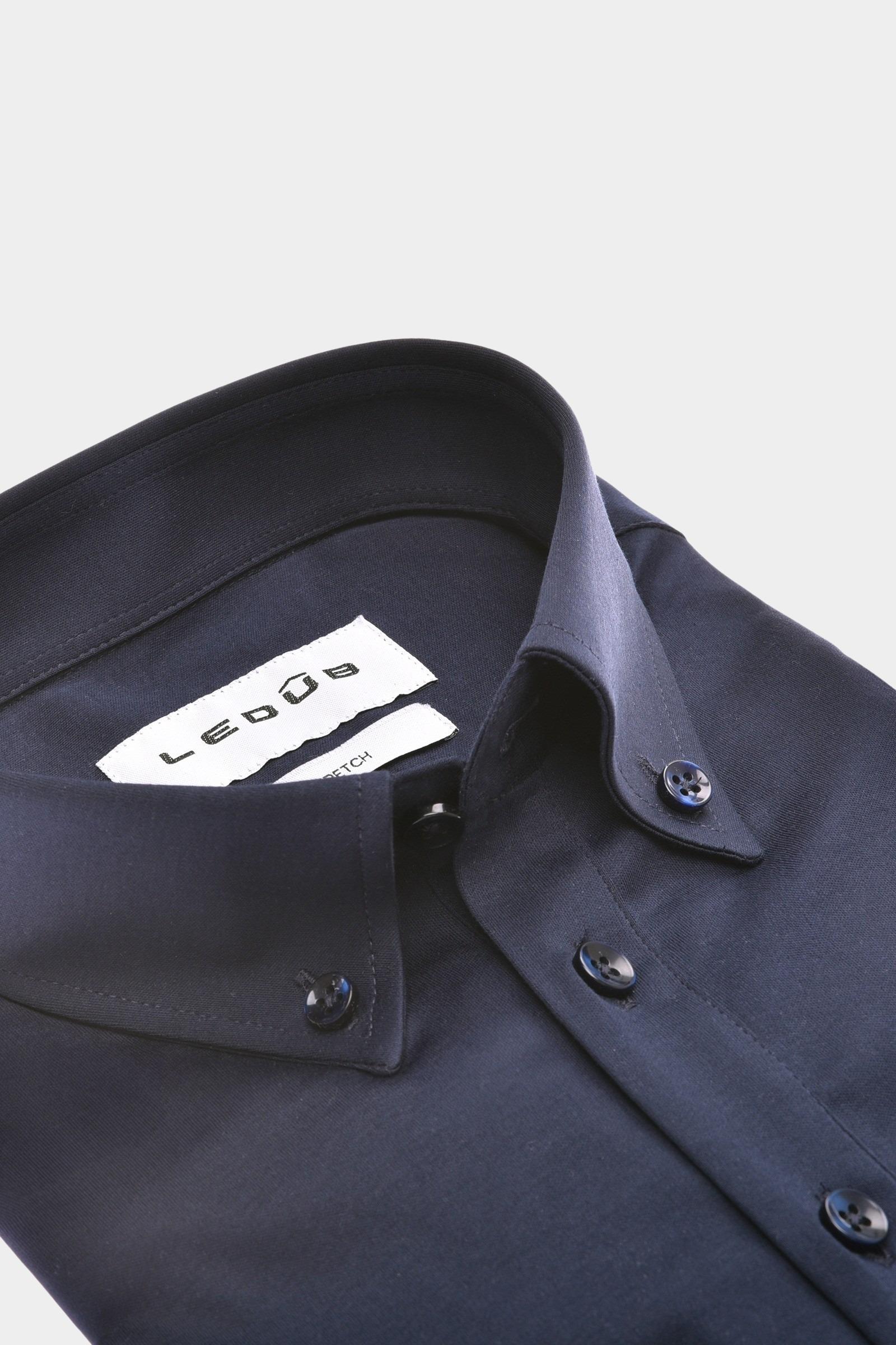 Ledub Polo lange mouw Blauw SFP5 0143231/180-000-000