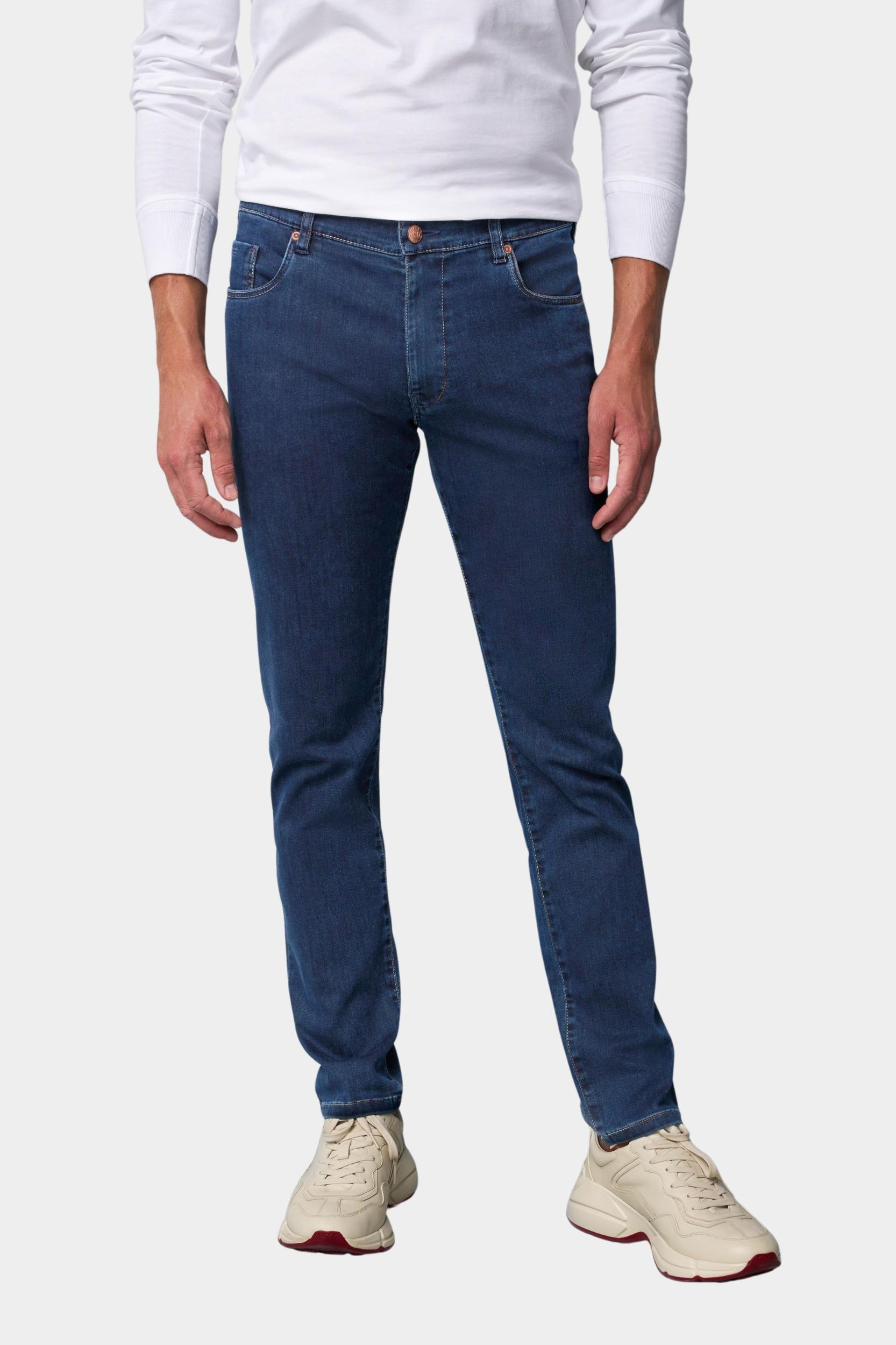 Meyer Flatfront Jeans Blauw SLIM Art.1-6283 3611628300/19