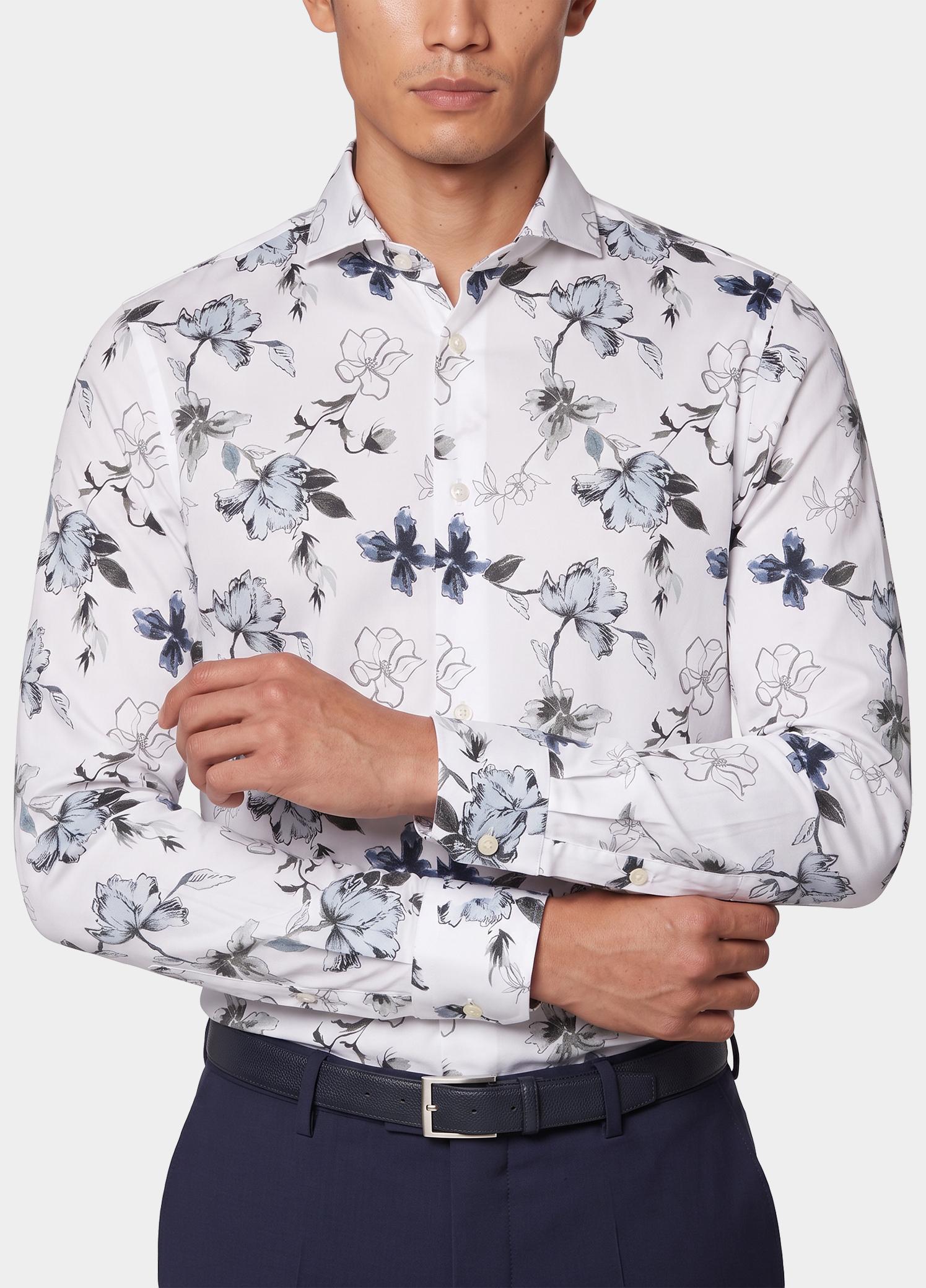 Profuomo Zakelijk overhemd heren Multi  PPXH30046/A