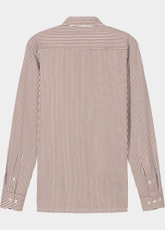 Olymp Zakelijk overhemd heren Bruin Luxor 24/Seven 123284/27