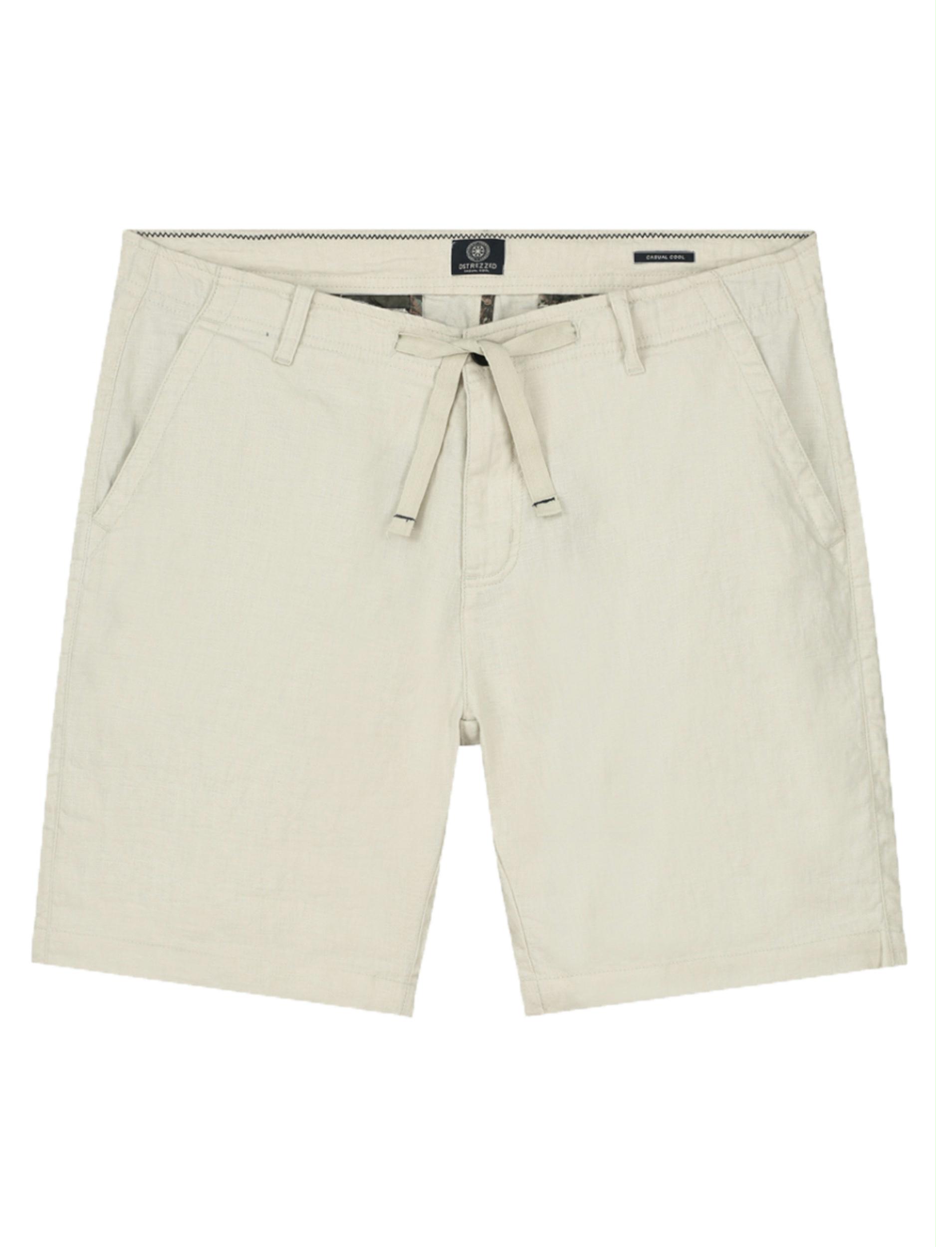 Dstrezzed Korte Broek Beige Beach Shorts Heavy Linen 515284/255