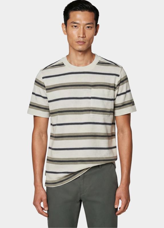 Cast Iron T-shirt korte mouw Wit Short sleeve r-neck regular f CTSS2602508/7178