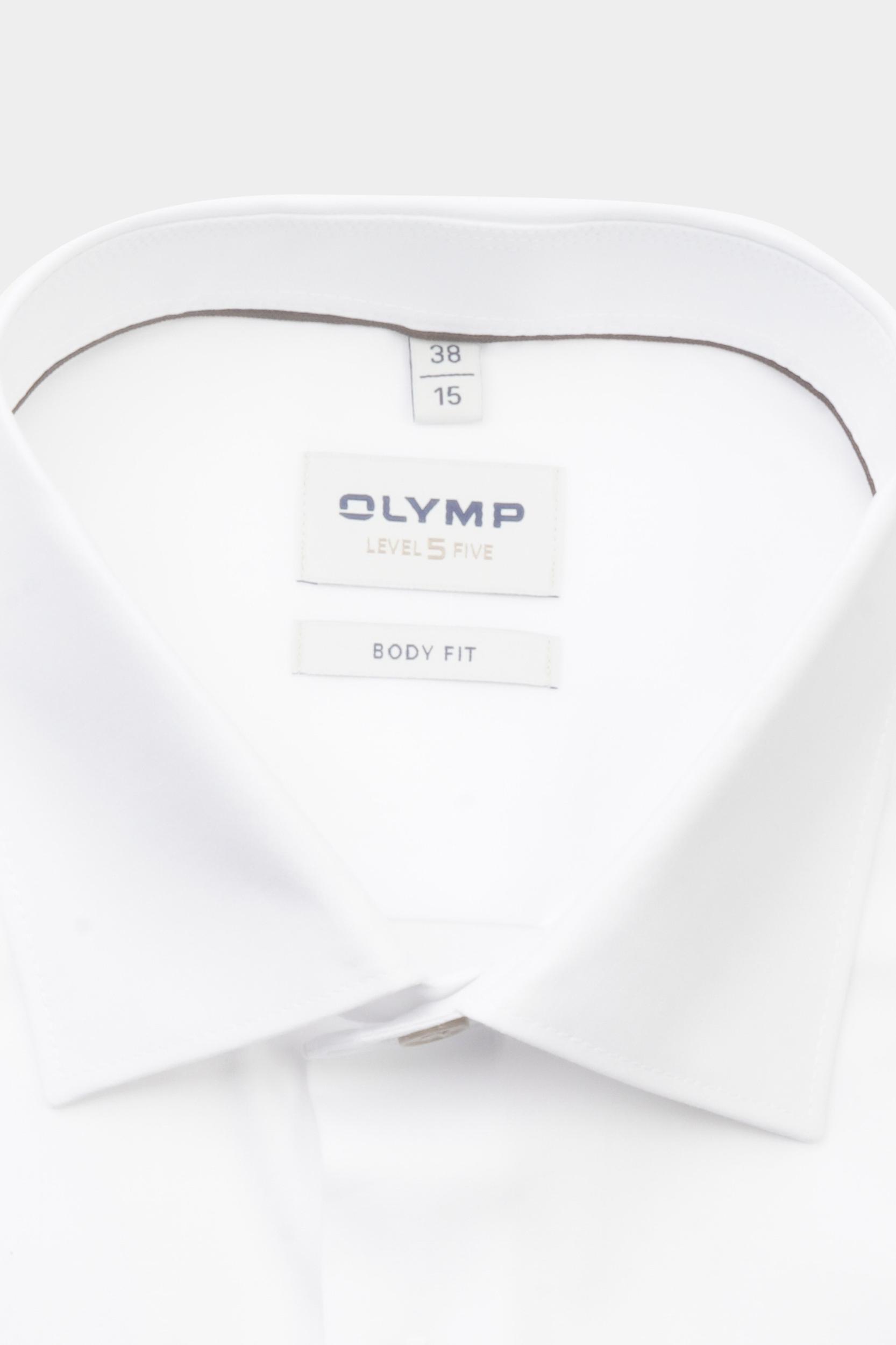 Olymp Business hemd lange mouw Wit 2042/54 Hemden 204254/00